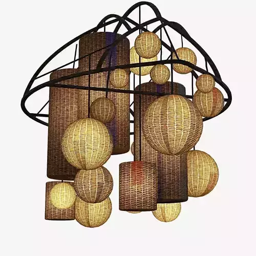 Basket Chandelier