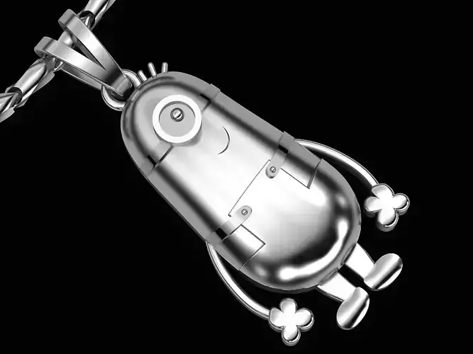 fantasy Minion  fashion pendant gold silver print