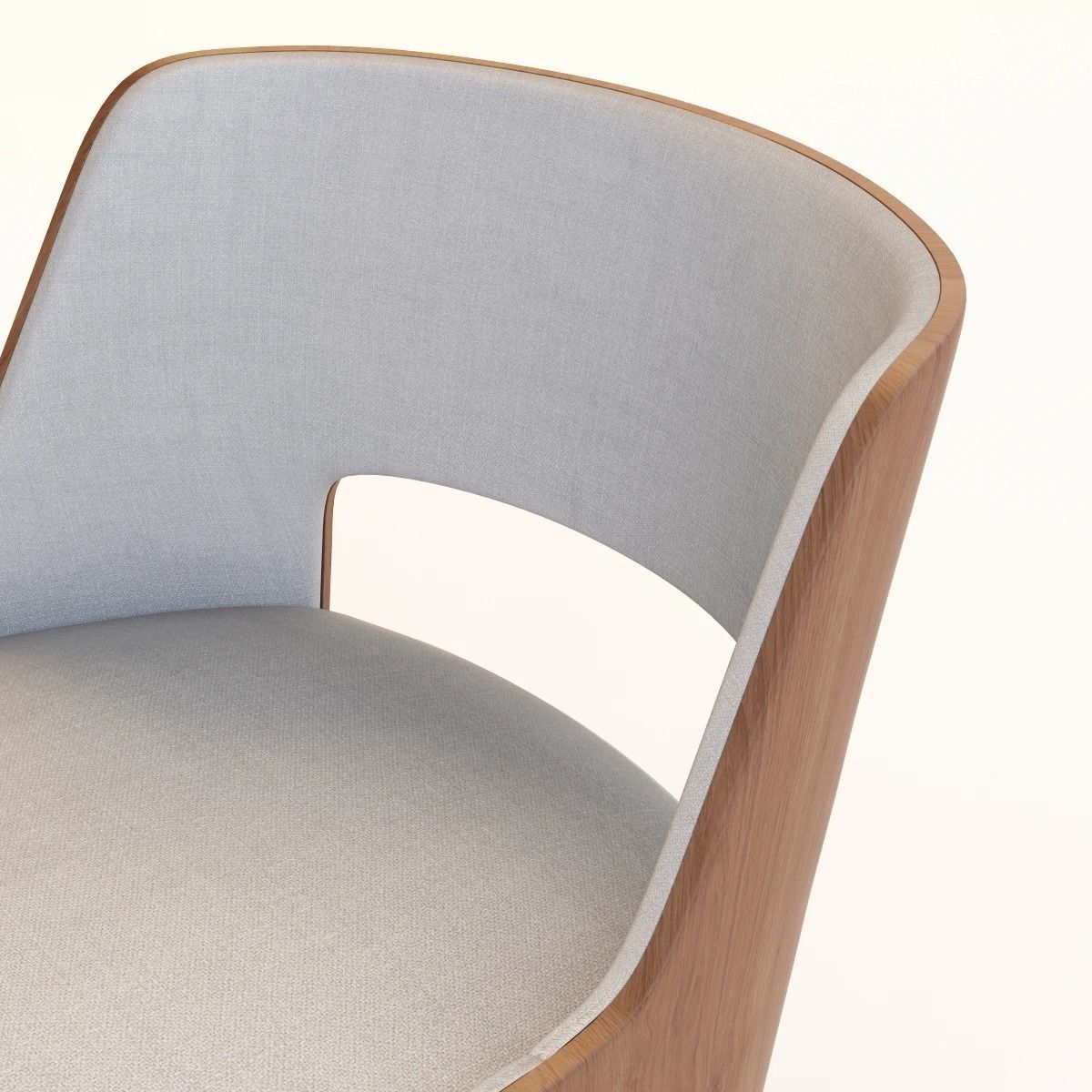 Barbara Barry Modern Salon Lounge Chair 3D model_7