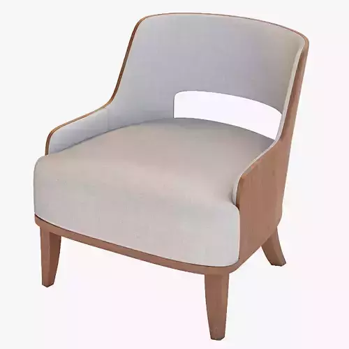Barbara Barry Modern Salon Lounge Chair 3D model