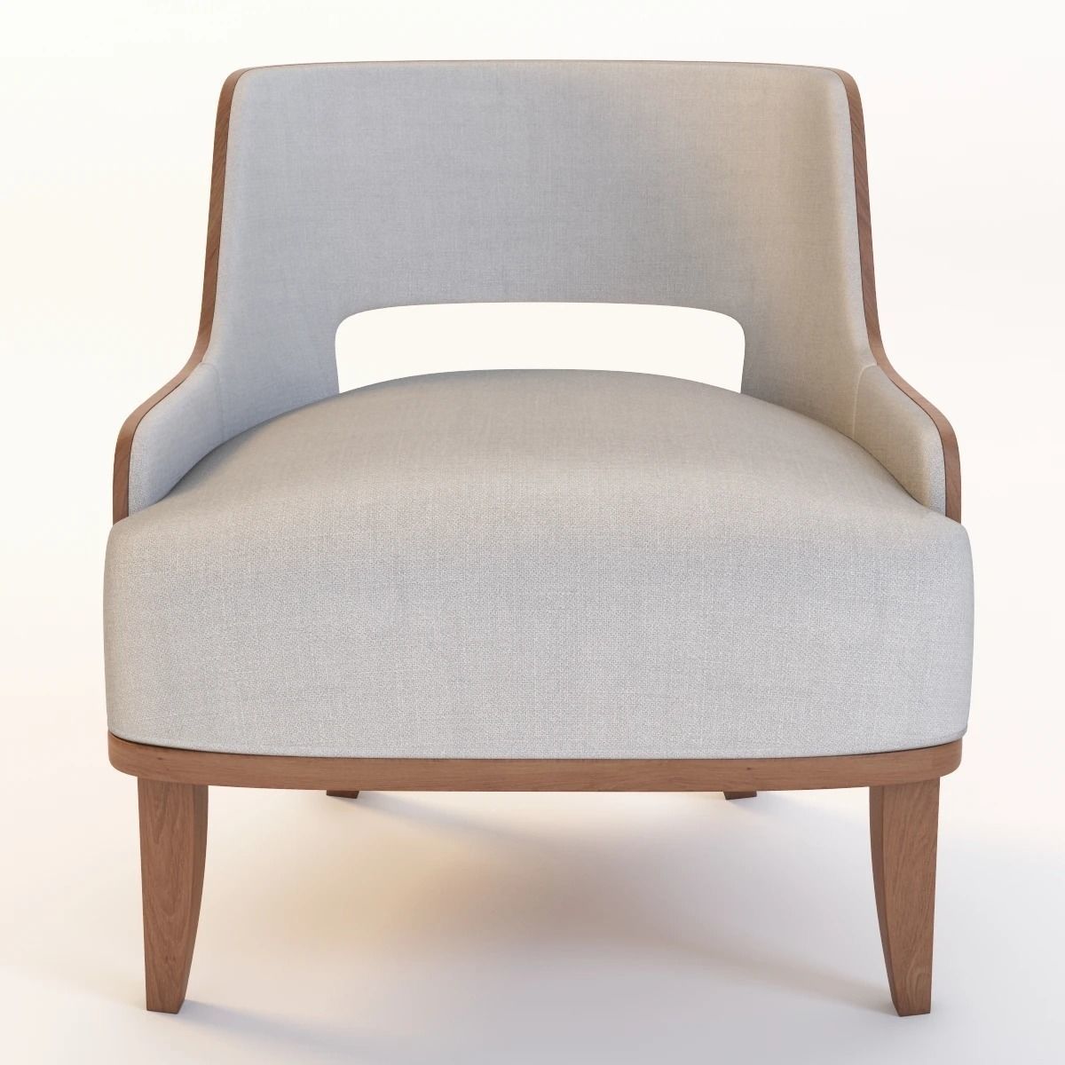 Barbara Barry Modern Salon Lounge Chair 3D model_9