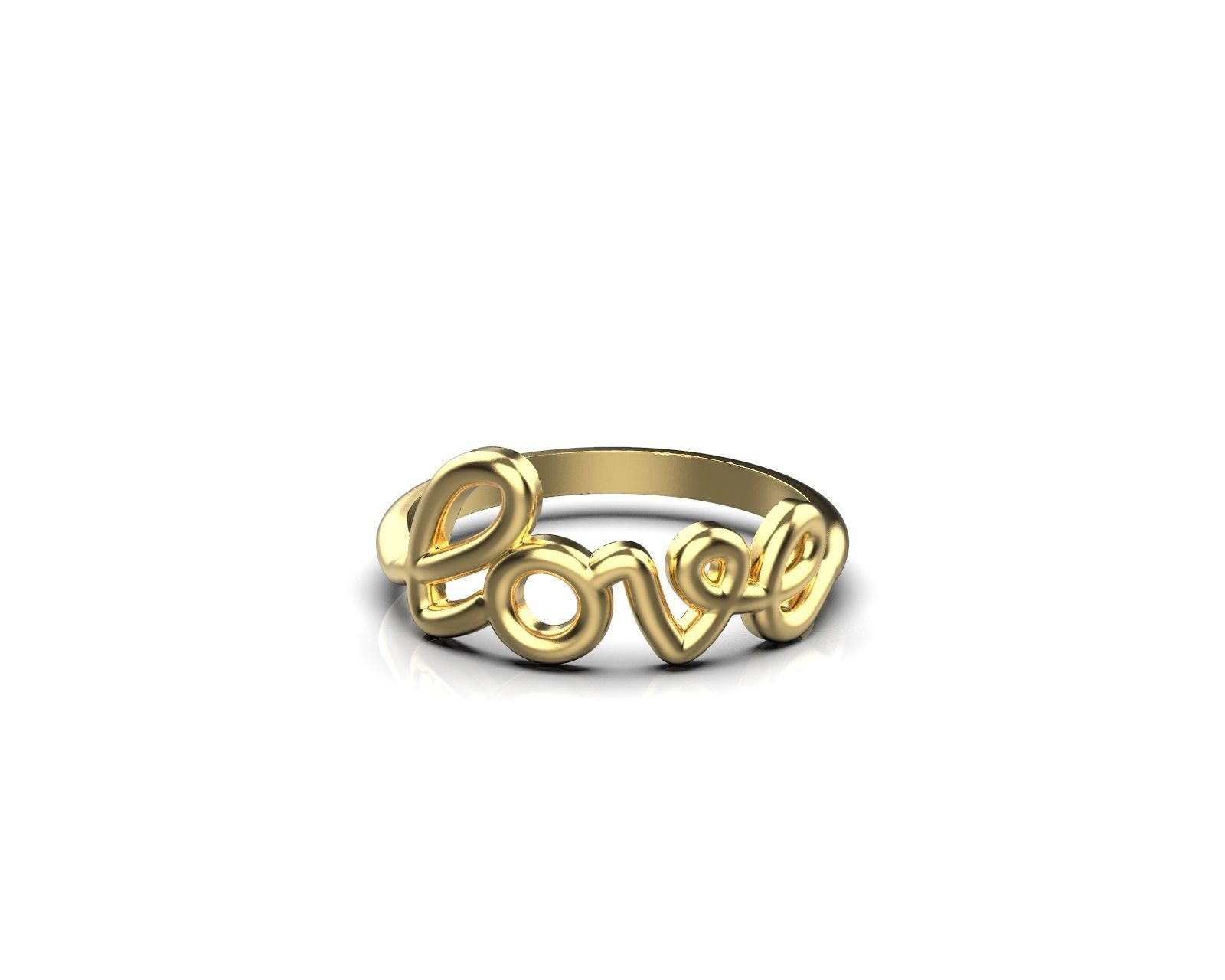 Ring u Love 3D print model_5