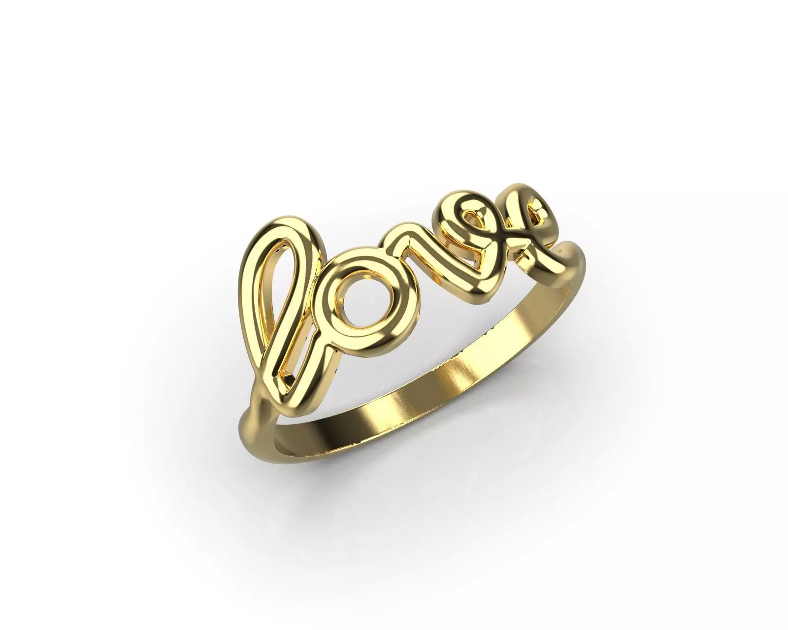 Ring u Love 3D print model_0