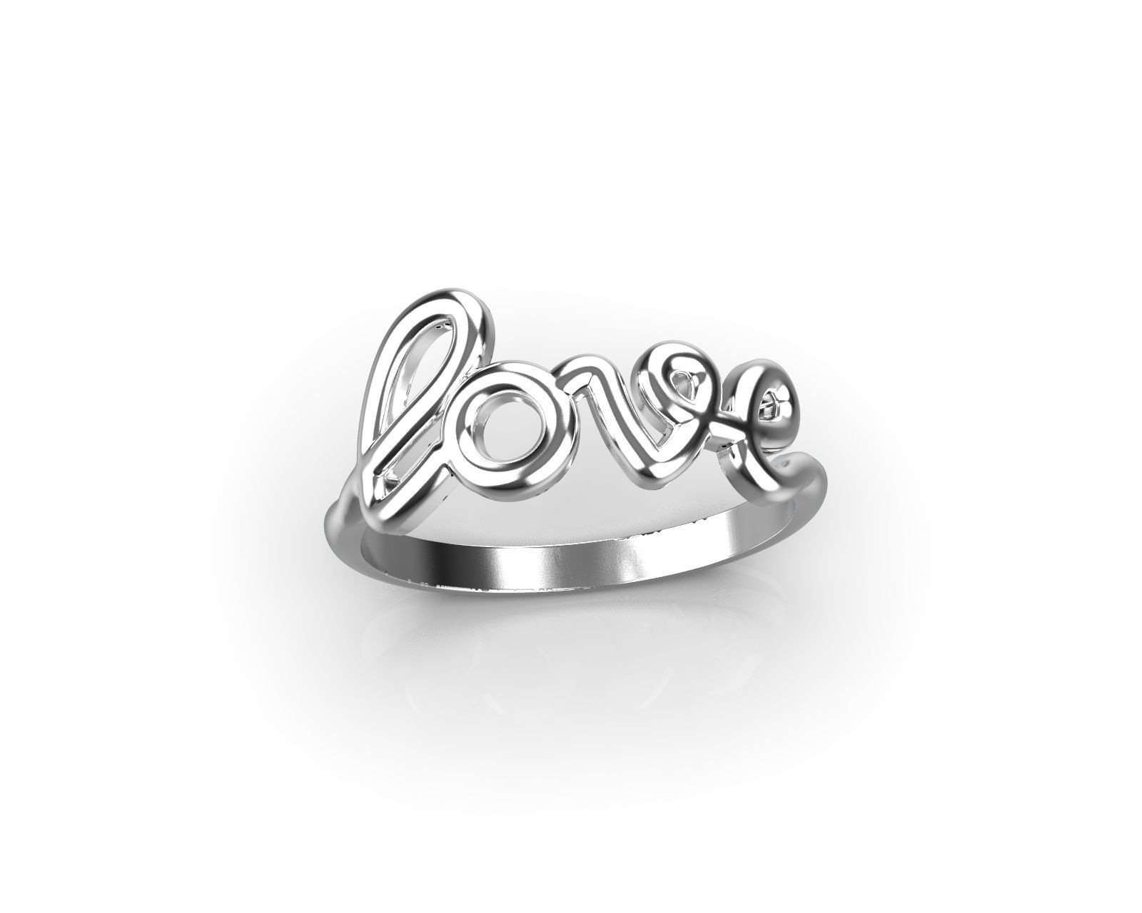 Ring u Love 3D print model_3