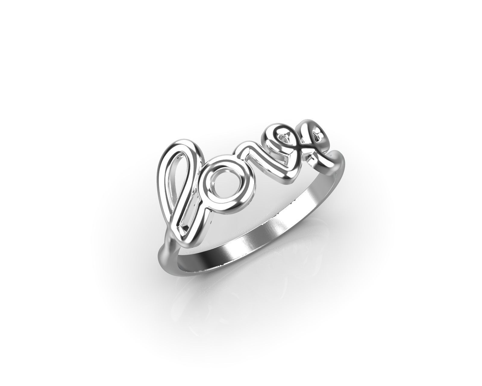 Ring u Love 3D print model_2