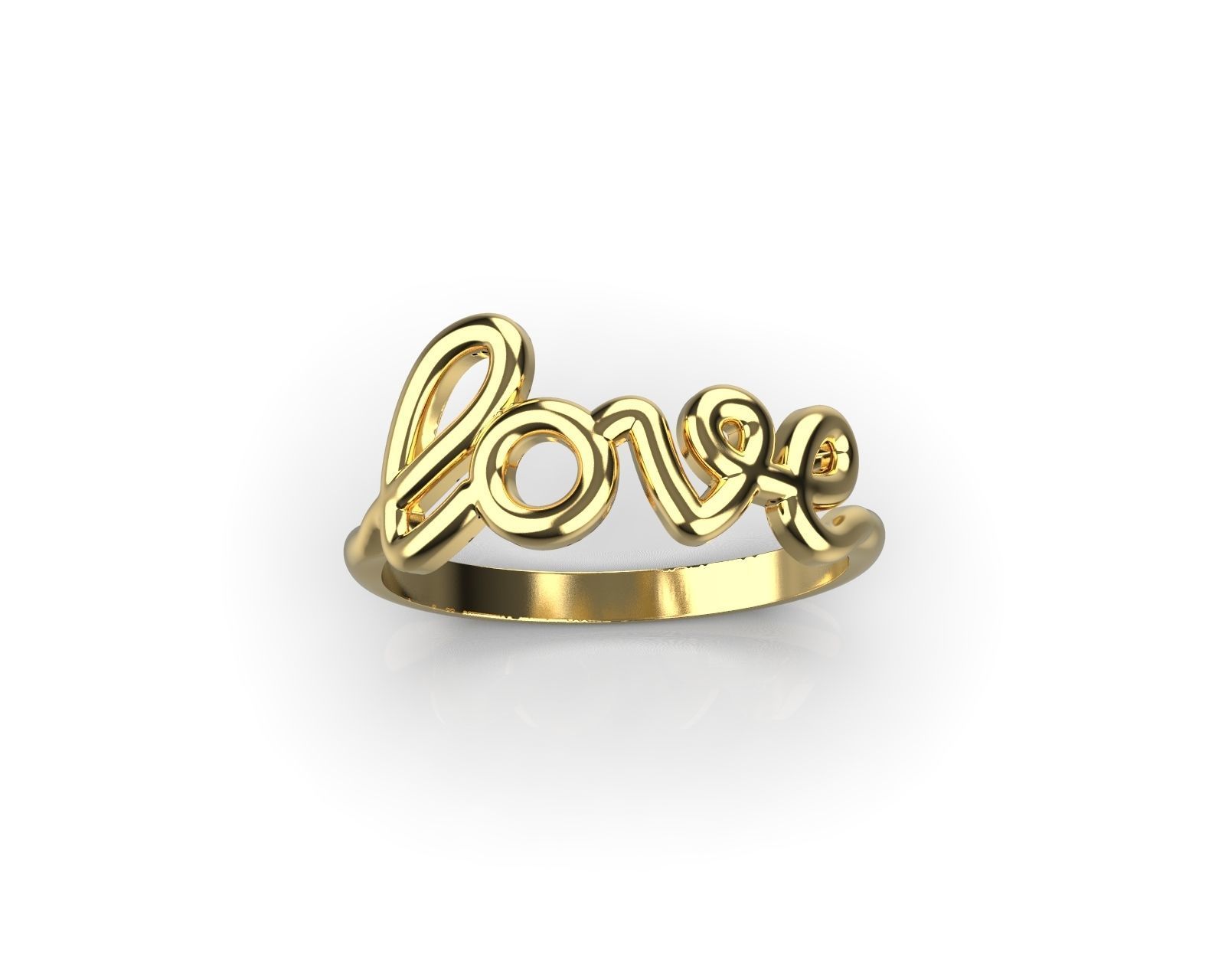 Ring u Love 3D print model_1