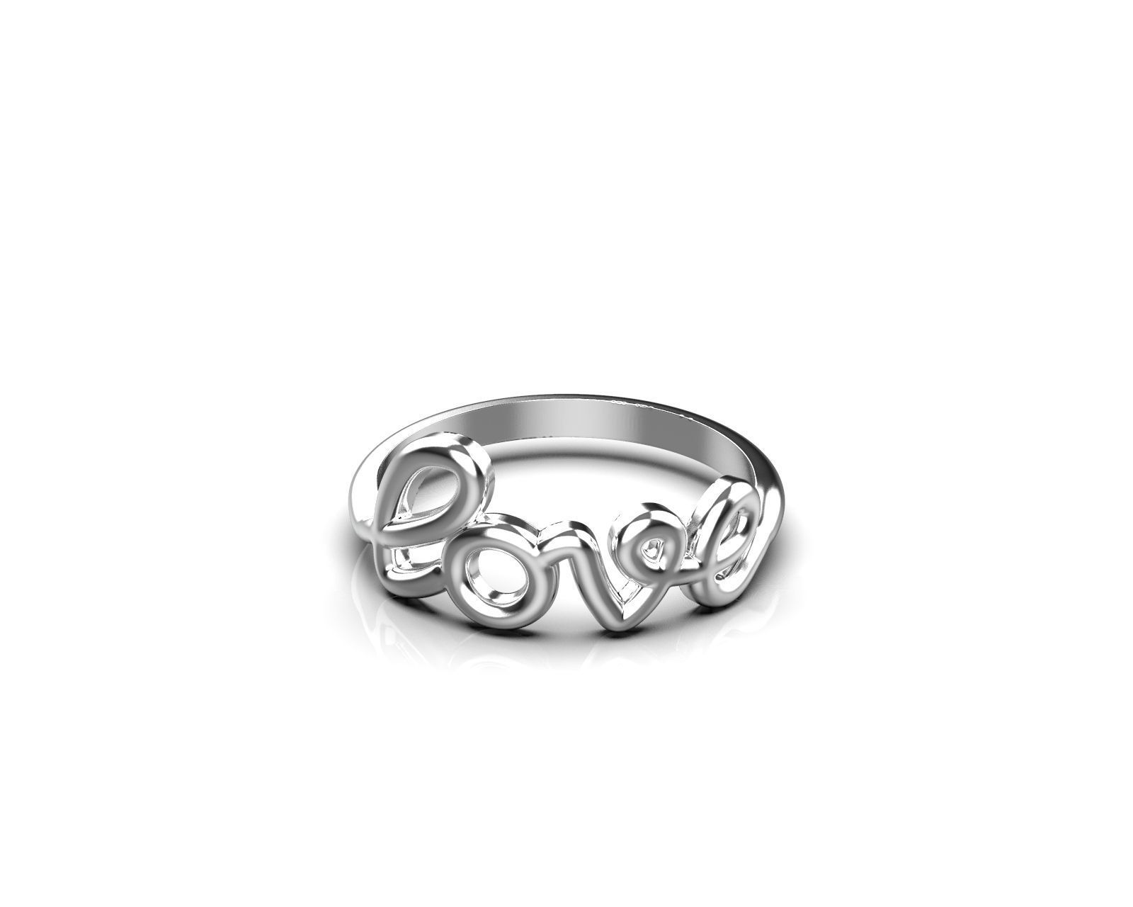 Ring u Love 3D print model_4