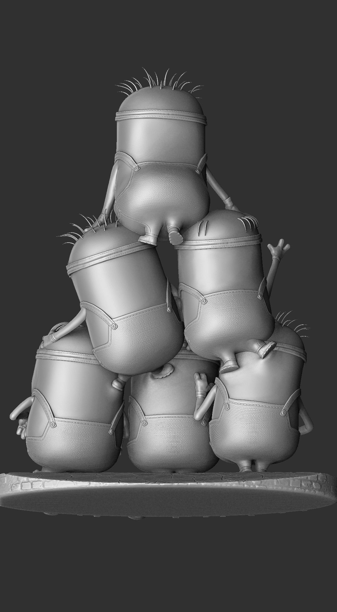 6 MINIONS COMBO FOR 3DPRINT 3D print model_14