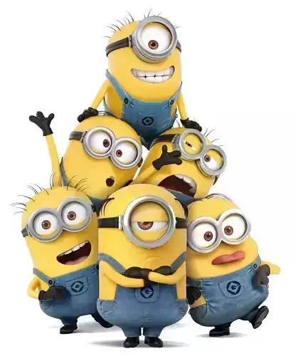 6 MINIONS COMBO FOR 3DPRINT 3D print model