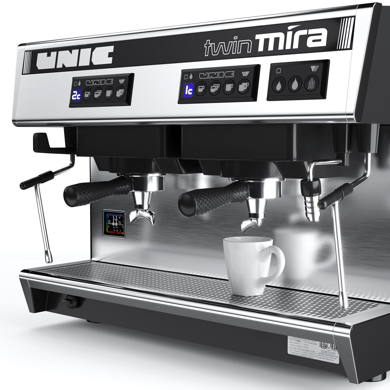 Coffee Machine UNIC Twin Mira 3D model_4