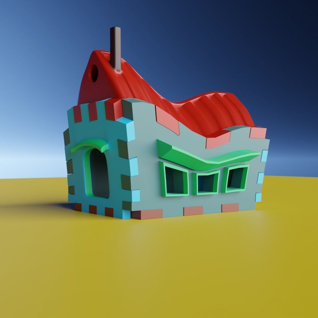 DISNEY HOUSE 3D print model_7