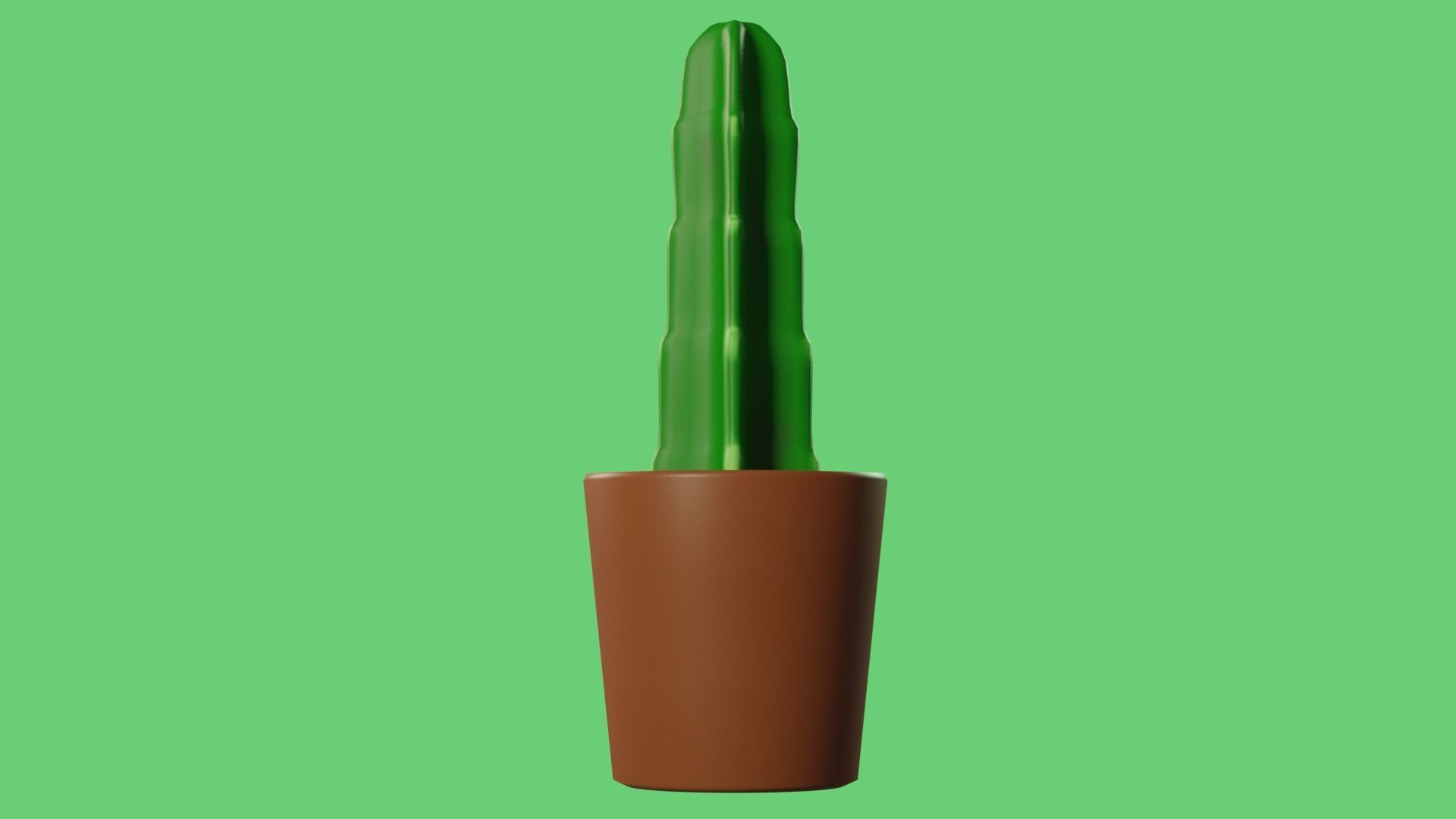 Cactus plant Free 3D model_2