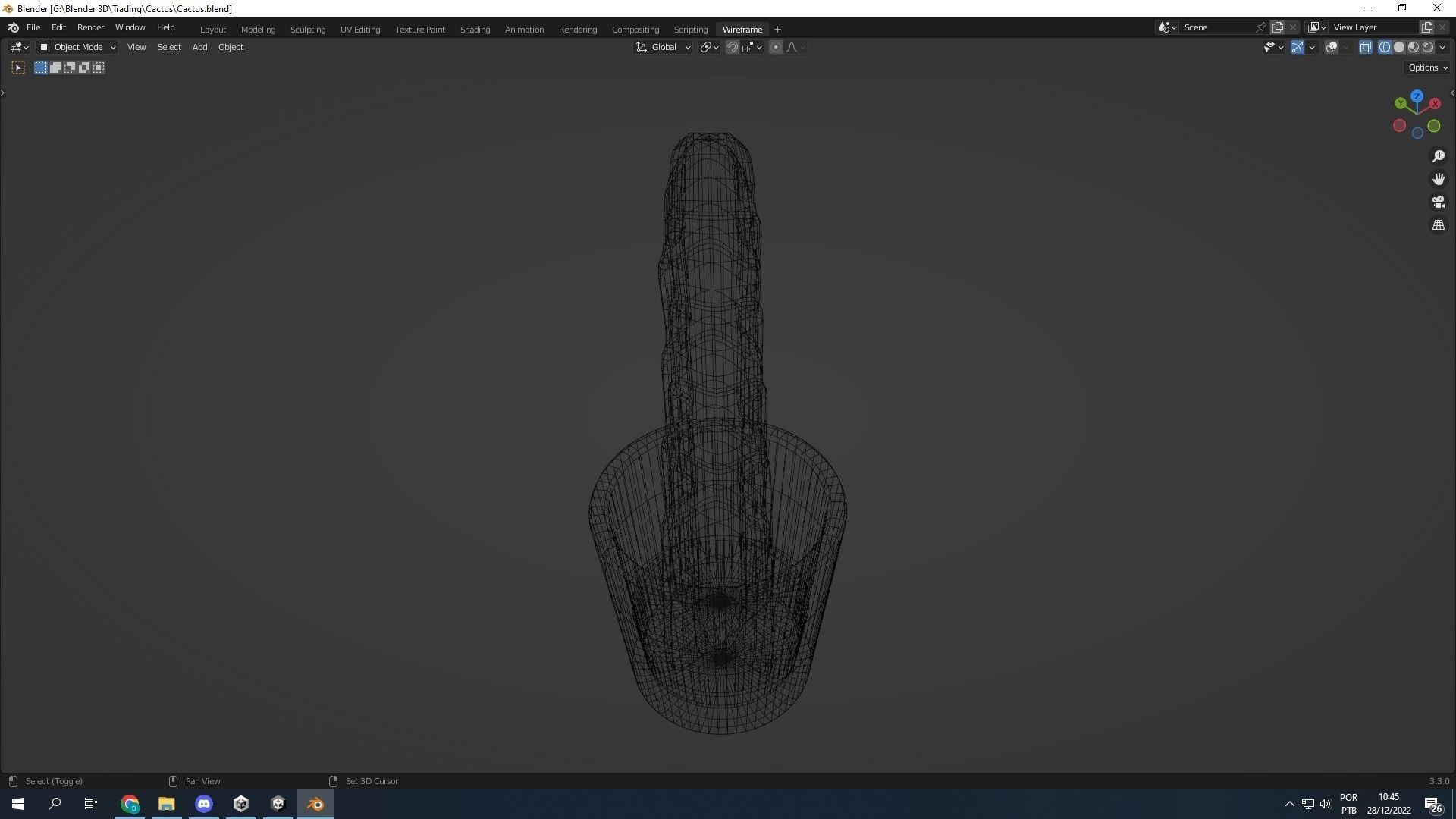 Cactus plant Free 3D model_6