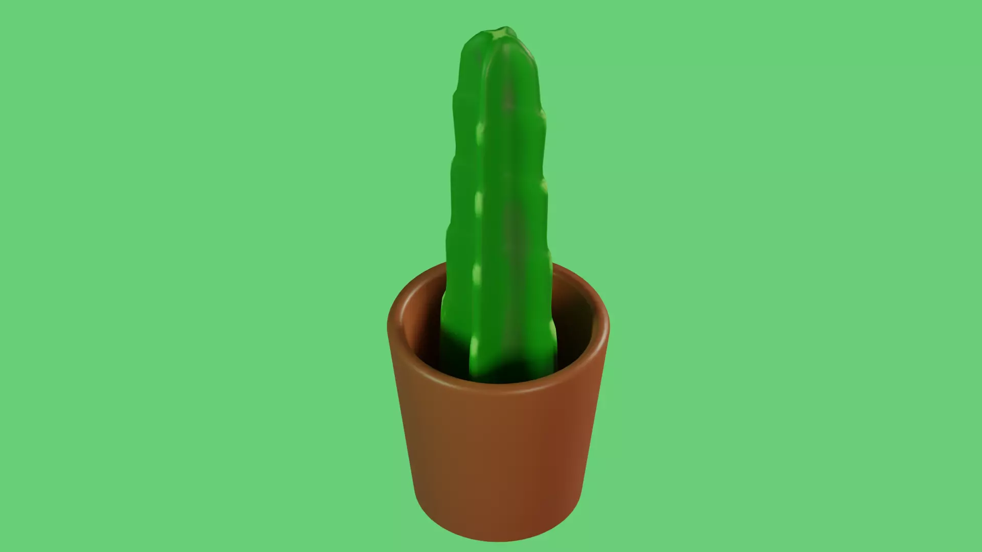 Cactus plant Free 3D model_0