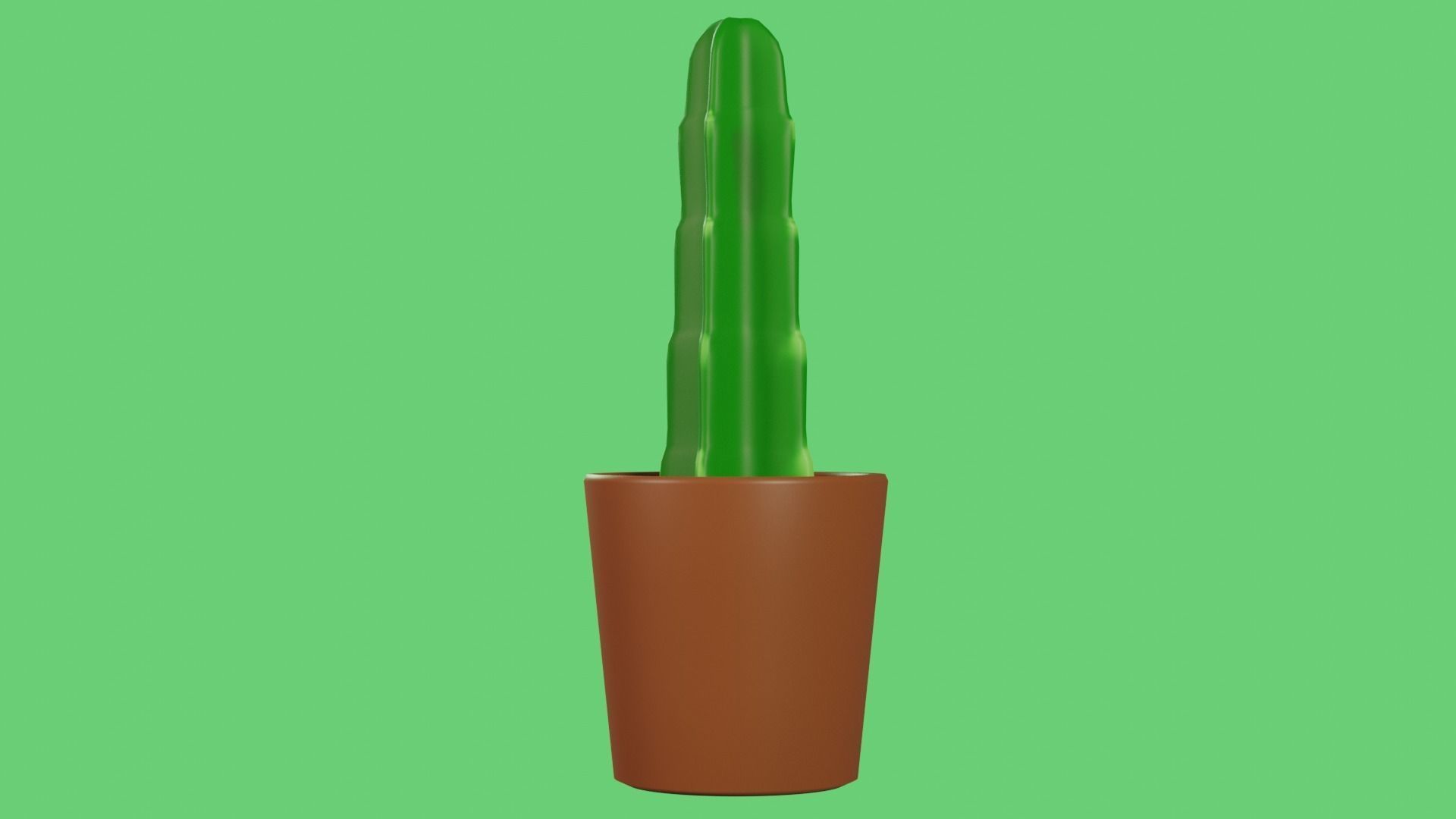 Cactus plant Free 3D model_1