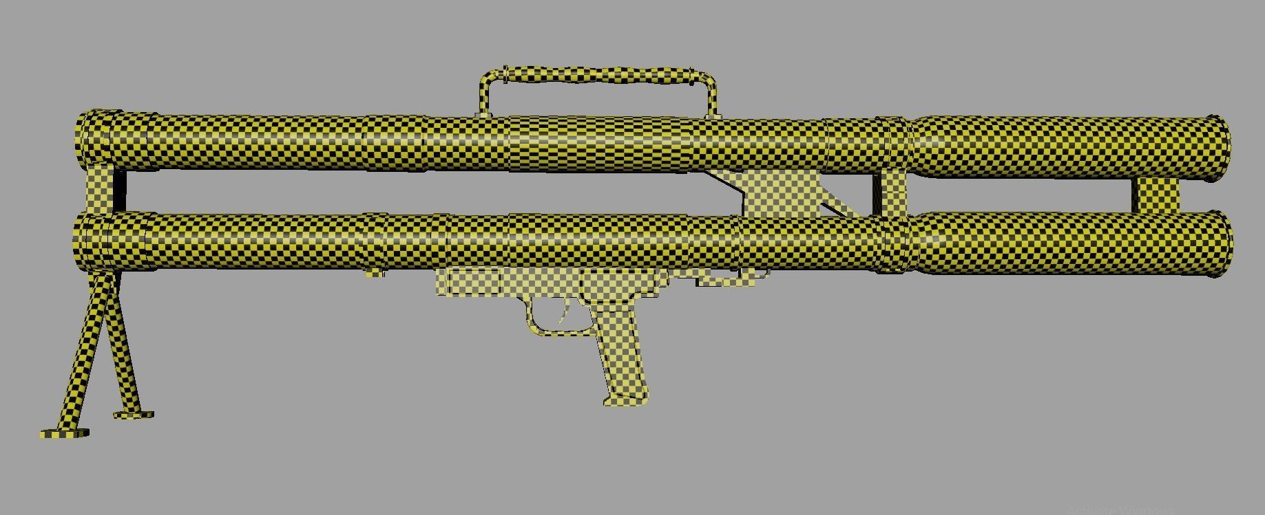 Rocket Launcher Game Ready 12 Low-poly 3D model_9