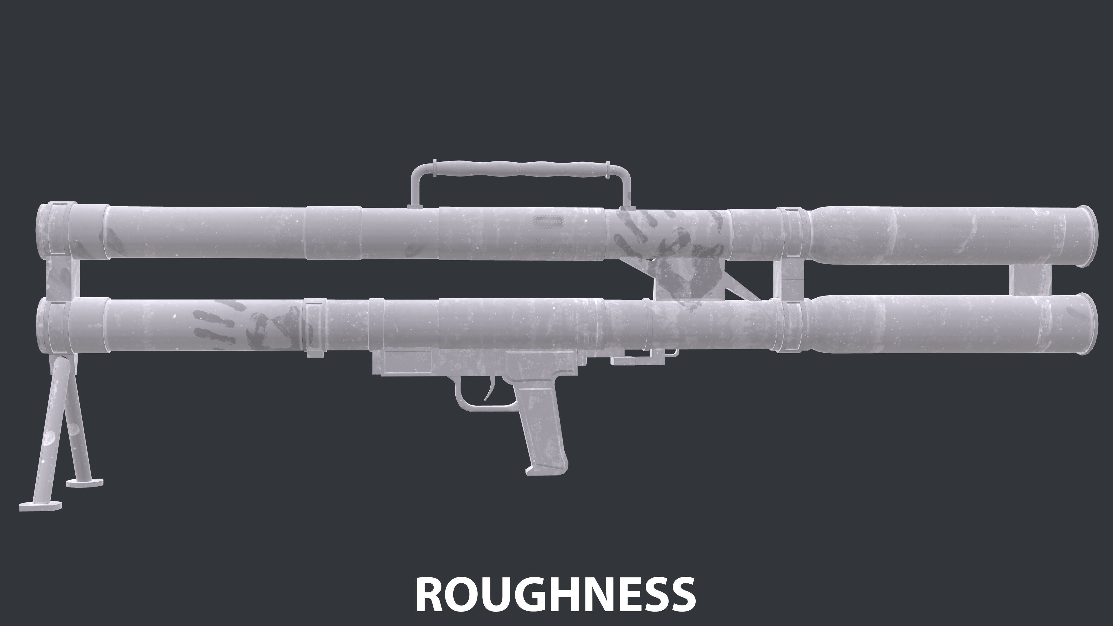 Rocket Launcher Game Ready 12 Low-poly 3D model_12