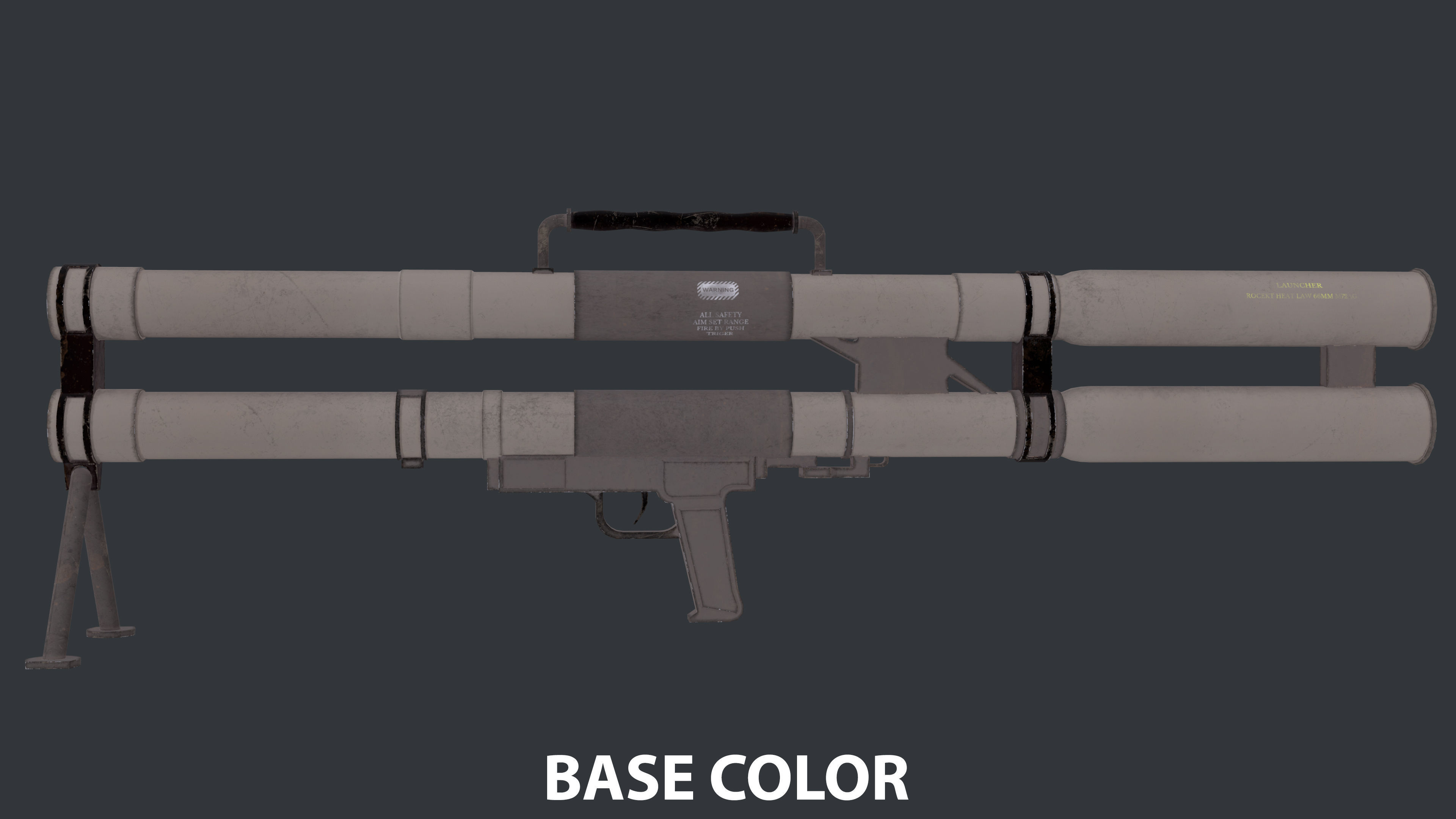 Rocket Launcher Game Ready 12 Low-poly 3D model_14