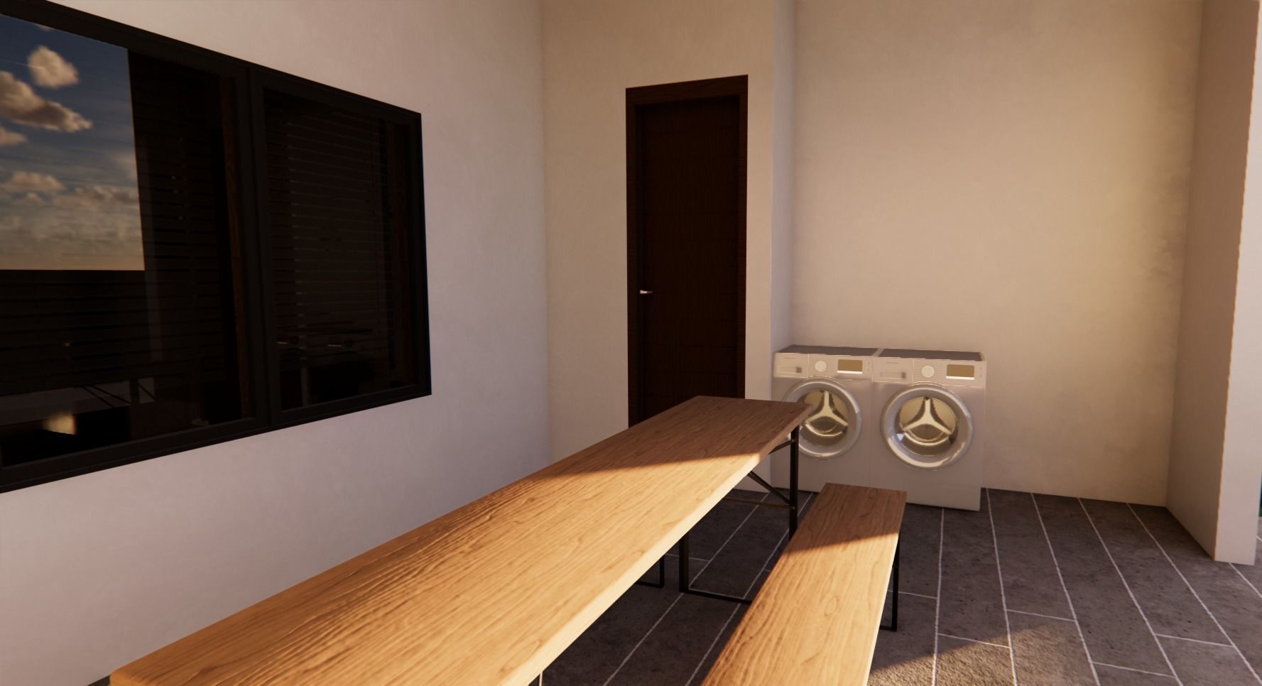 Duplex House Design 3D model_11
