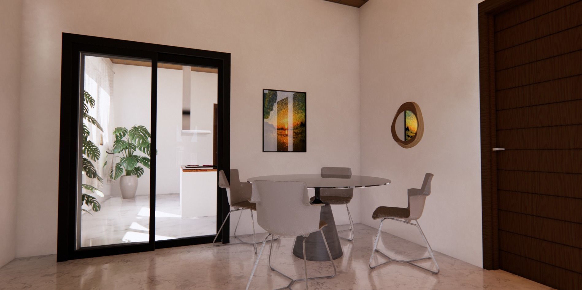 Duplex House Design 3D model_8