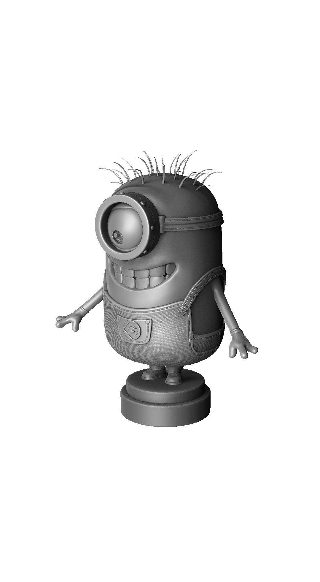 SET MINION FOR 3D PRINT 6 CHARACTERS 3D print model_32