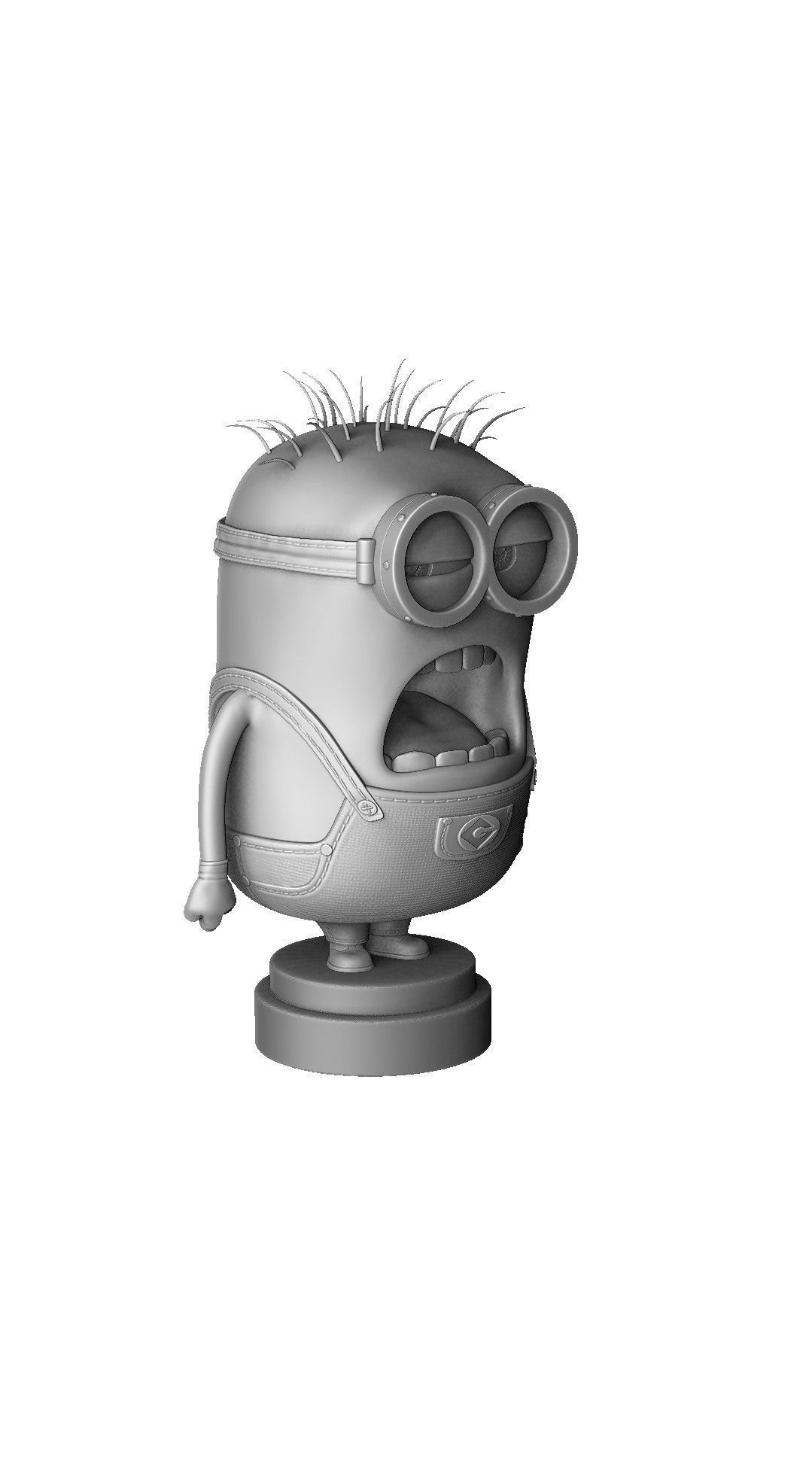 SET MINION FOR 3D PRINT 6 CHARACTERS 3D print model_26