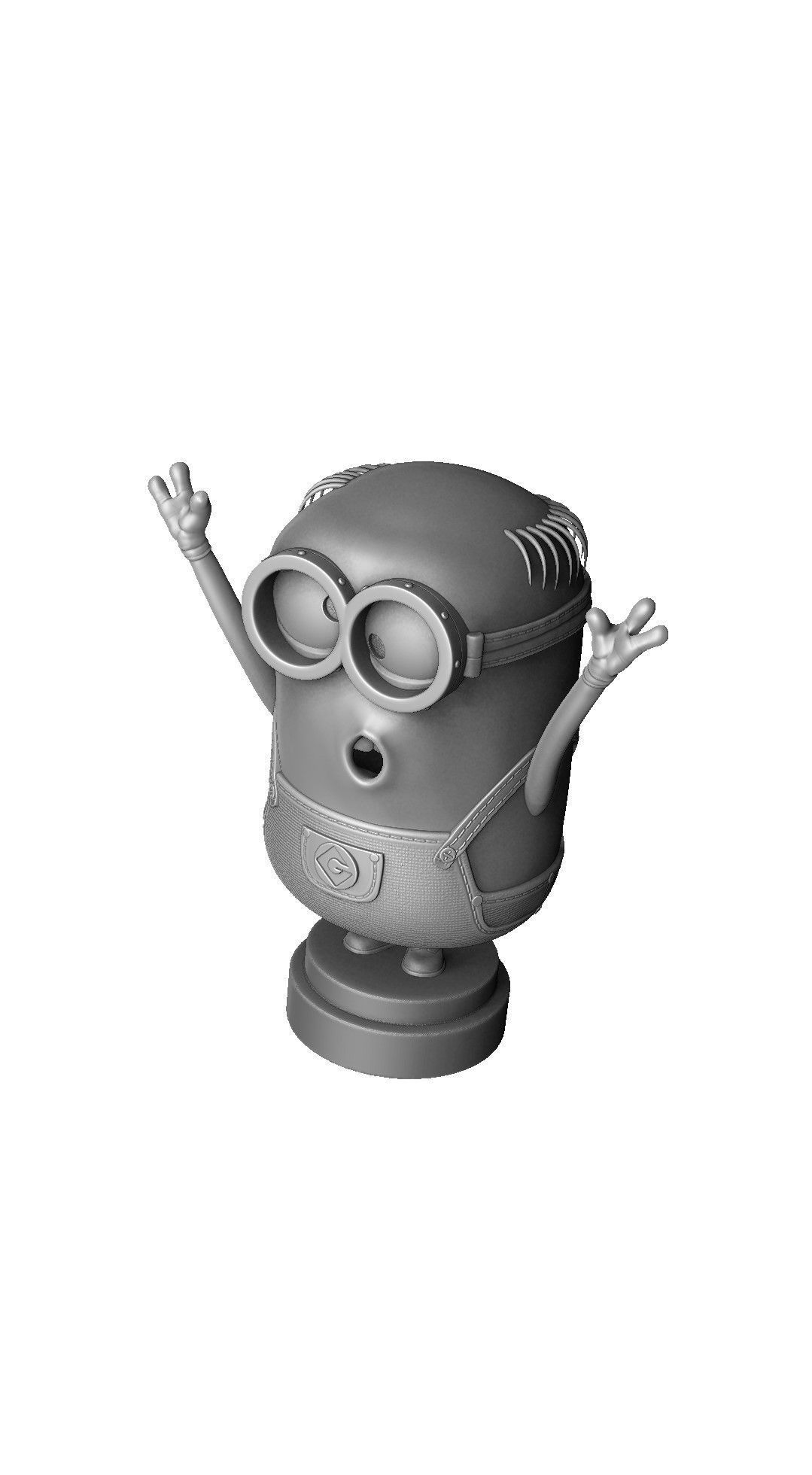 SET MINION FOR 3D PRINT 6 CHARACTERS 3D print model_10