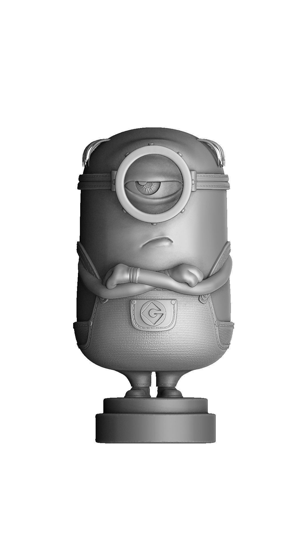 SET MINION FOR 3D PRINT 6 CHARACTERS 3D print model_15