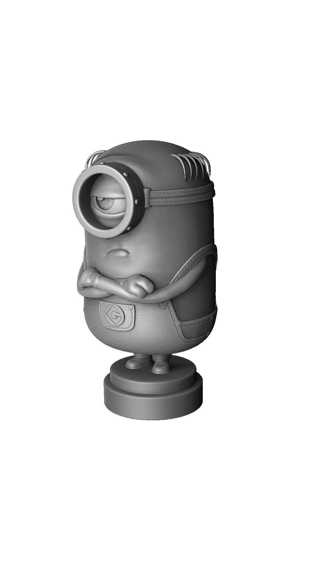 SET MINION FOR 3D PRINT 6 CHARACTERS 3D print model_18