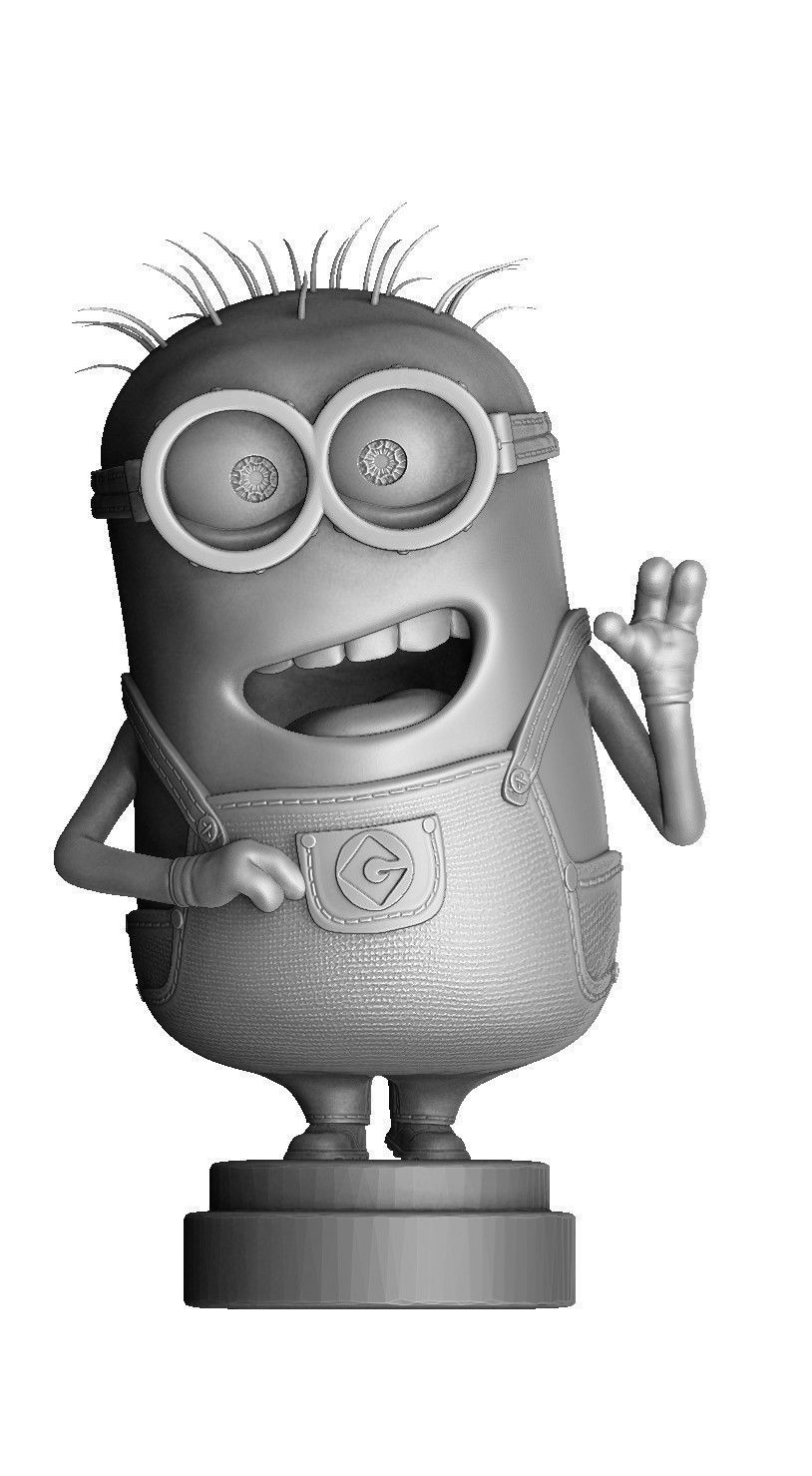 SET MINION FOR 3D PRINT 6 CHARACTERS 3D print model_5