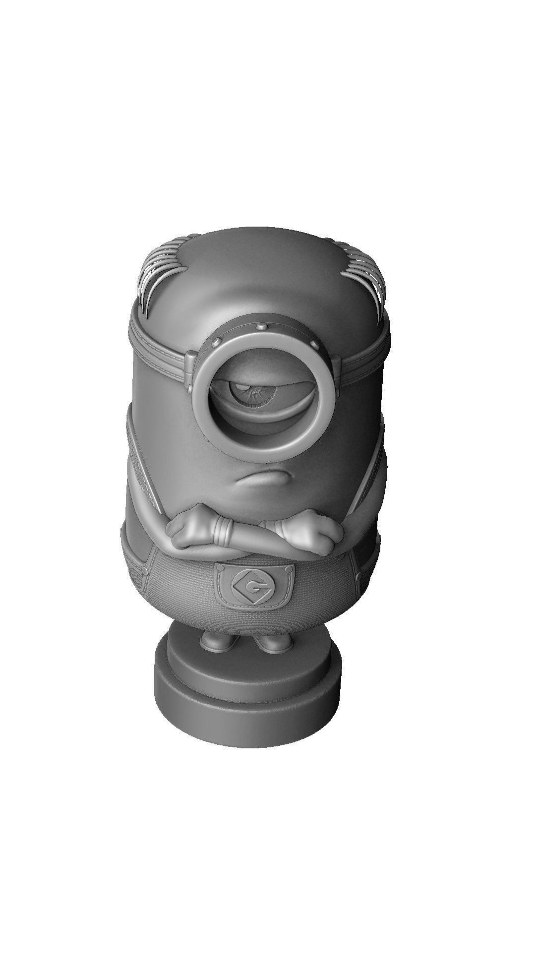 SET MINION FOR 3D PRINT 6 CHARACTERS 3D print model_19