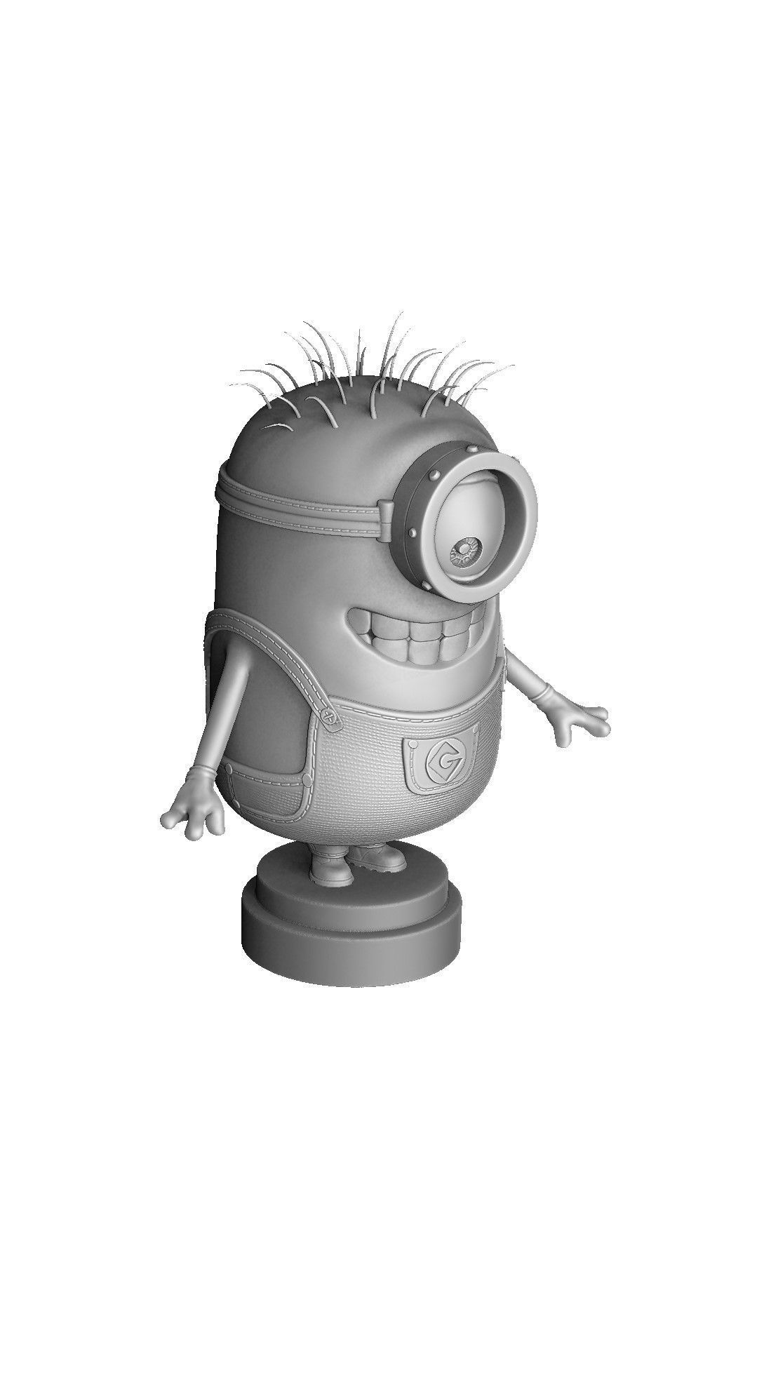 SET MINION FOR 3D PRINT 6 CHARACTERS 3D print model_29