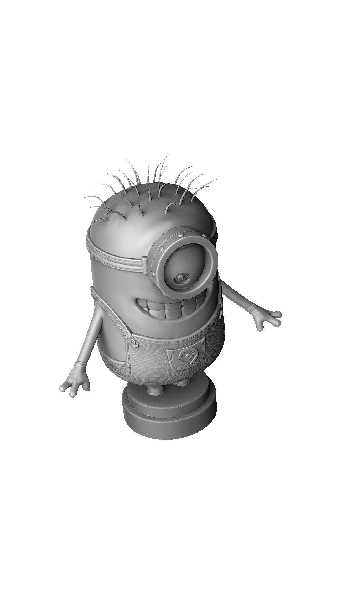 SET MINION FOR 3D PRINT 6 CHARACTERS 3D print model_34