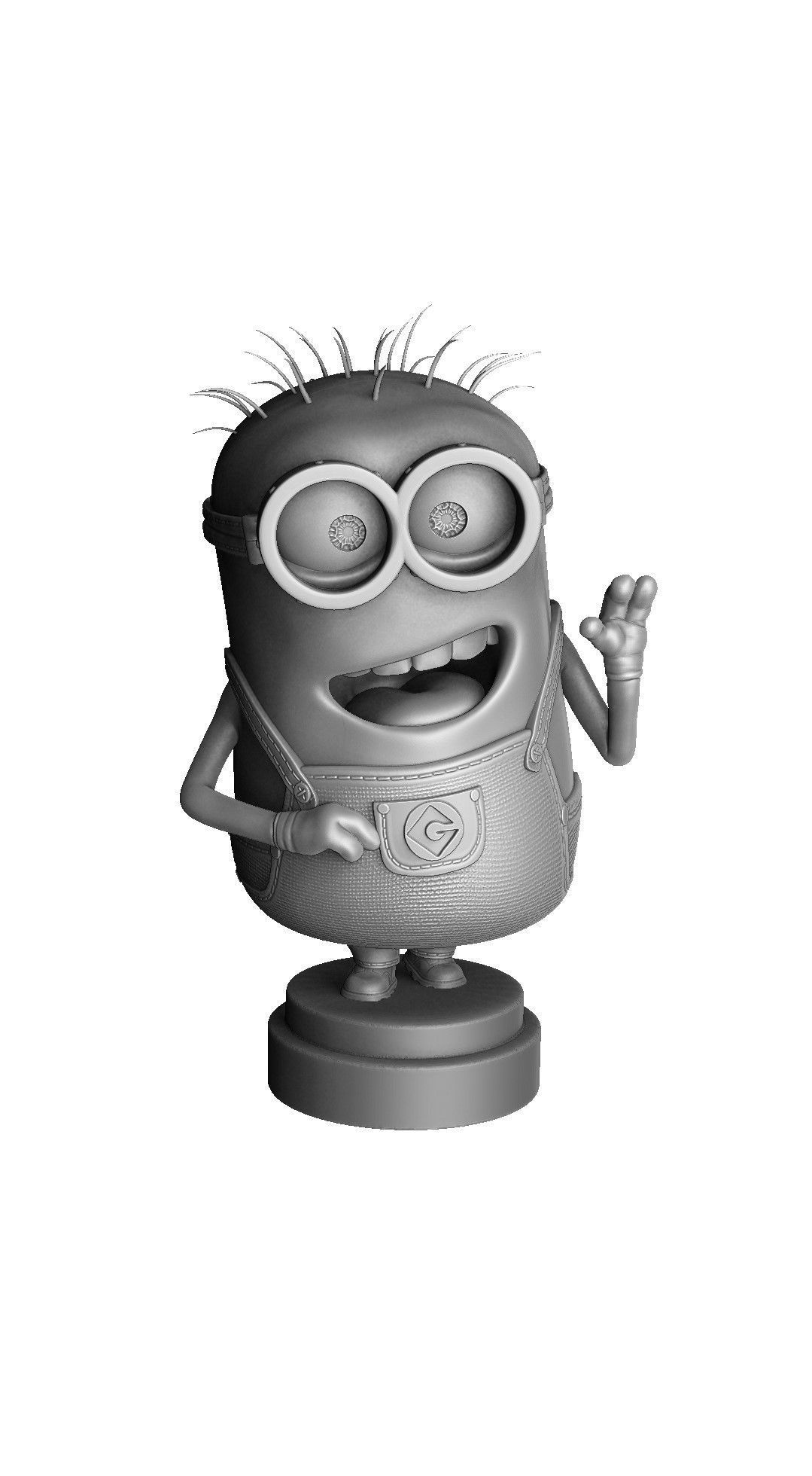 SET MINION FOR 3D PRINT 6 CHARACTERS 3D print model_37