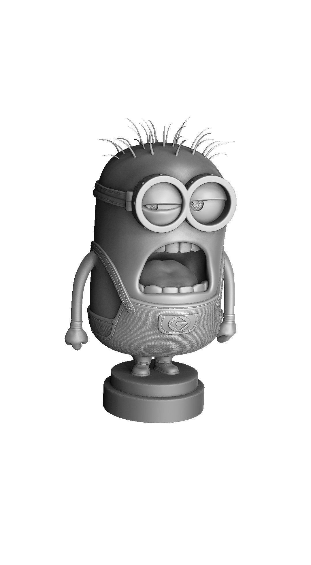 SET MINION FOR 3D PRINT 6 CHARACTERS 3D print model_23