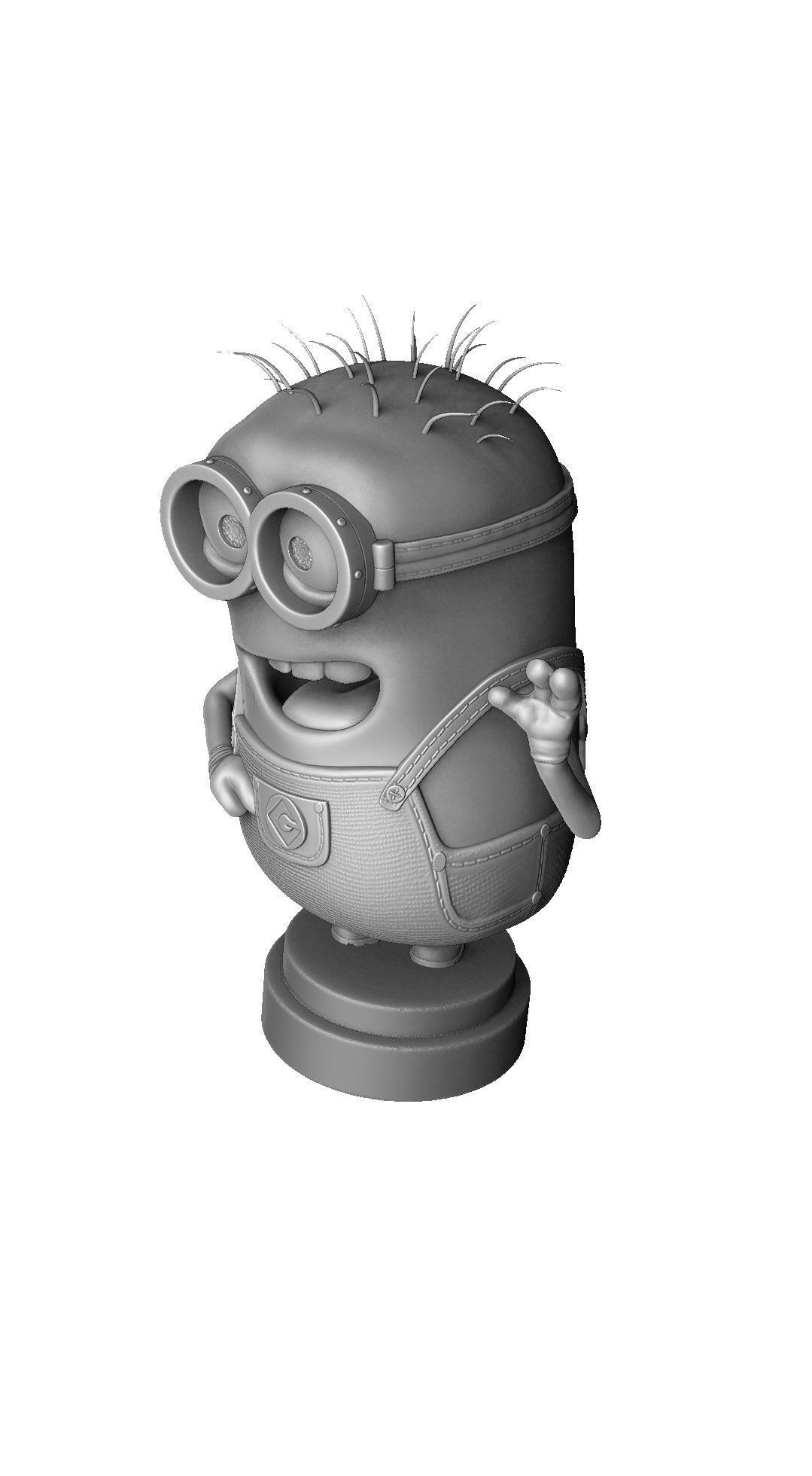 SET MINION FOR 3D PRINT 6 CHARACTERS 3D print model_31