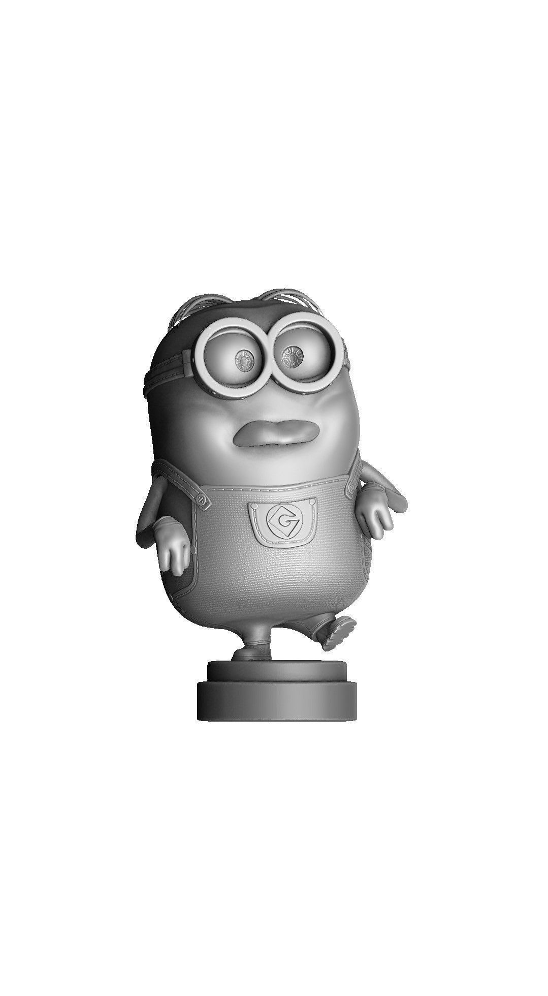 SET MINION FOR 3D PRINT 6 CHARACTERS 3D print model_11
