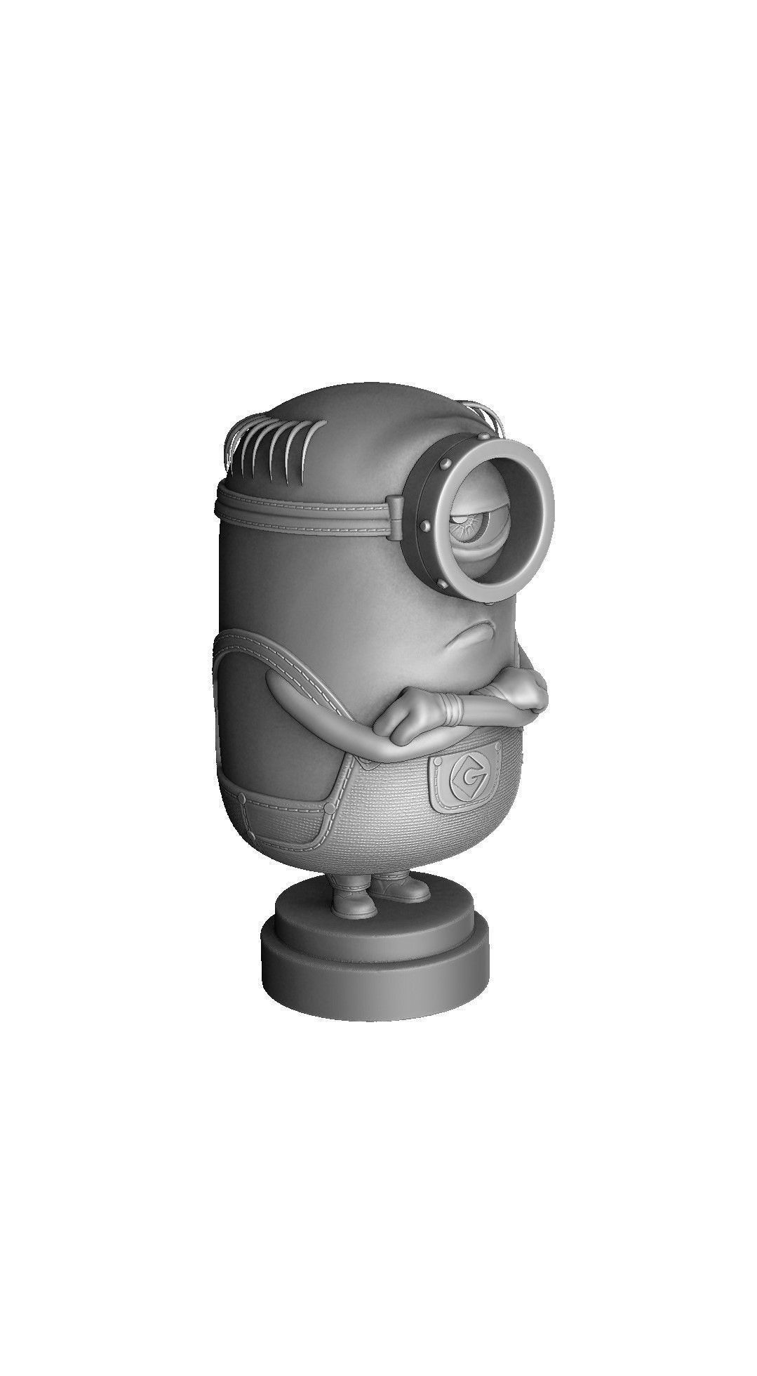 SET MINION FOR 3D PRINT 6 CHARACTERS 3D print model_16
