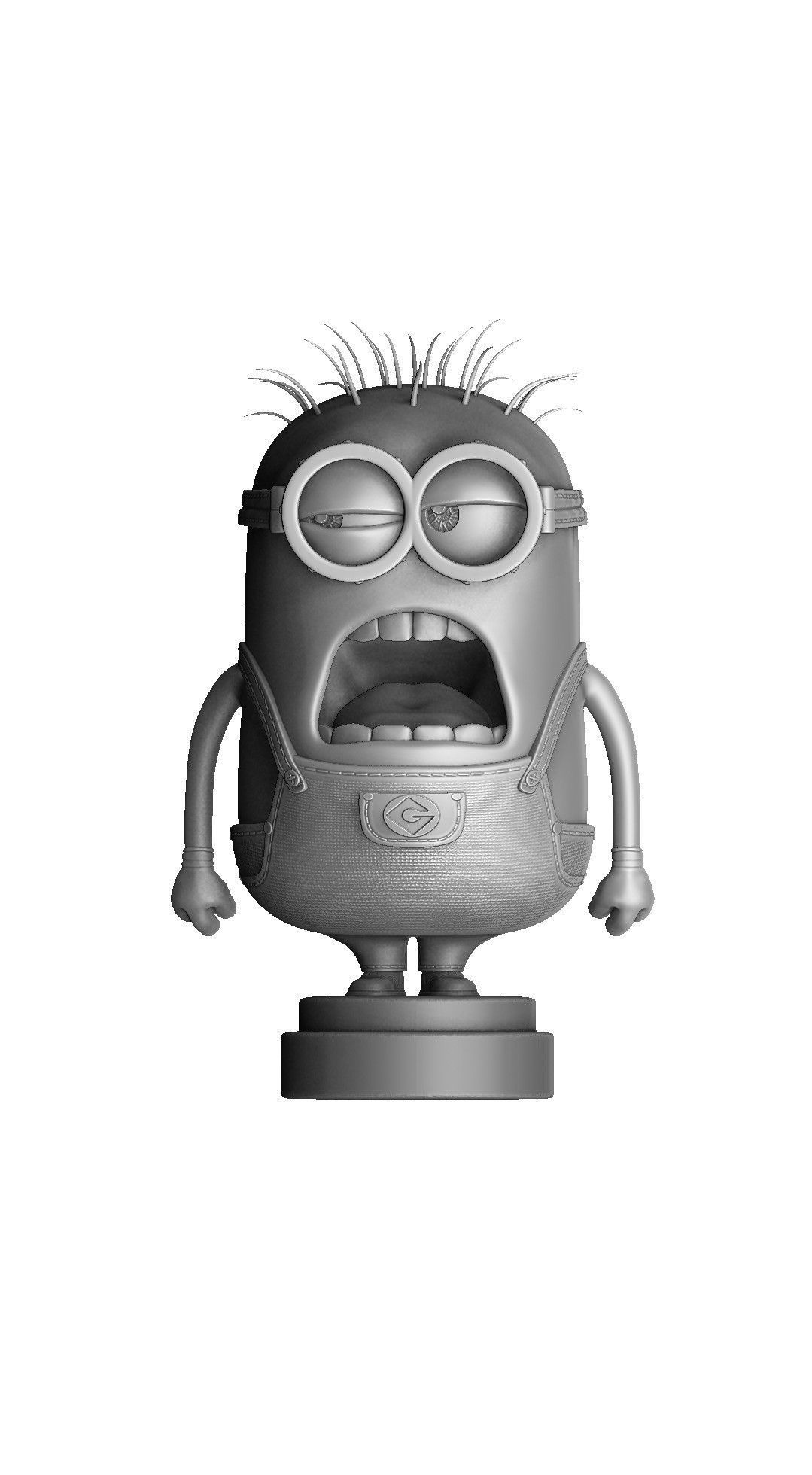 SET MINION FOR 3D PRINT 6 CHARACTERS 3D print model_22