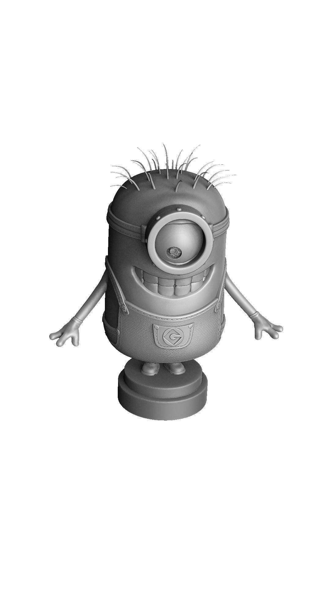 SET MINION FOR 3D PRINT 6 CHARACTERS 3D print model_28