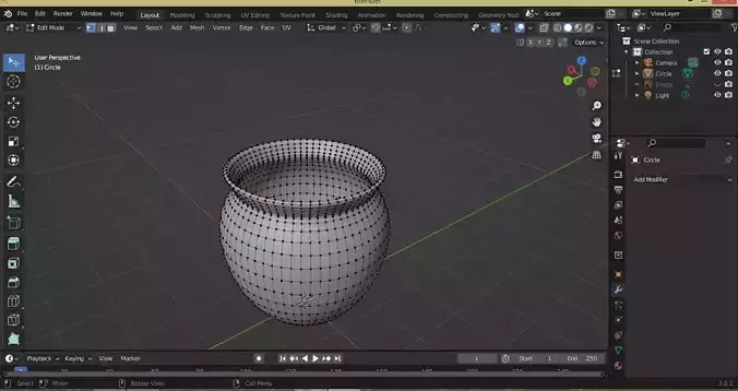 handmade clay pot  mockup