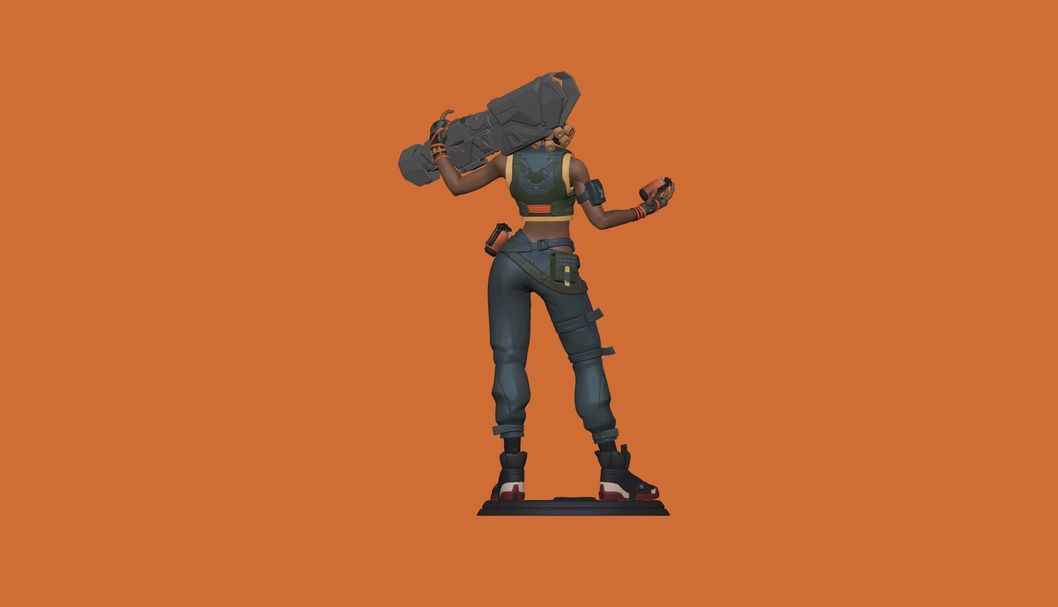 Valorant Raze Model Raze Valorant 3D model 3D printable | CGTrader