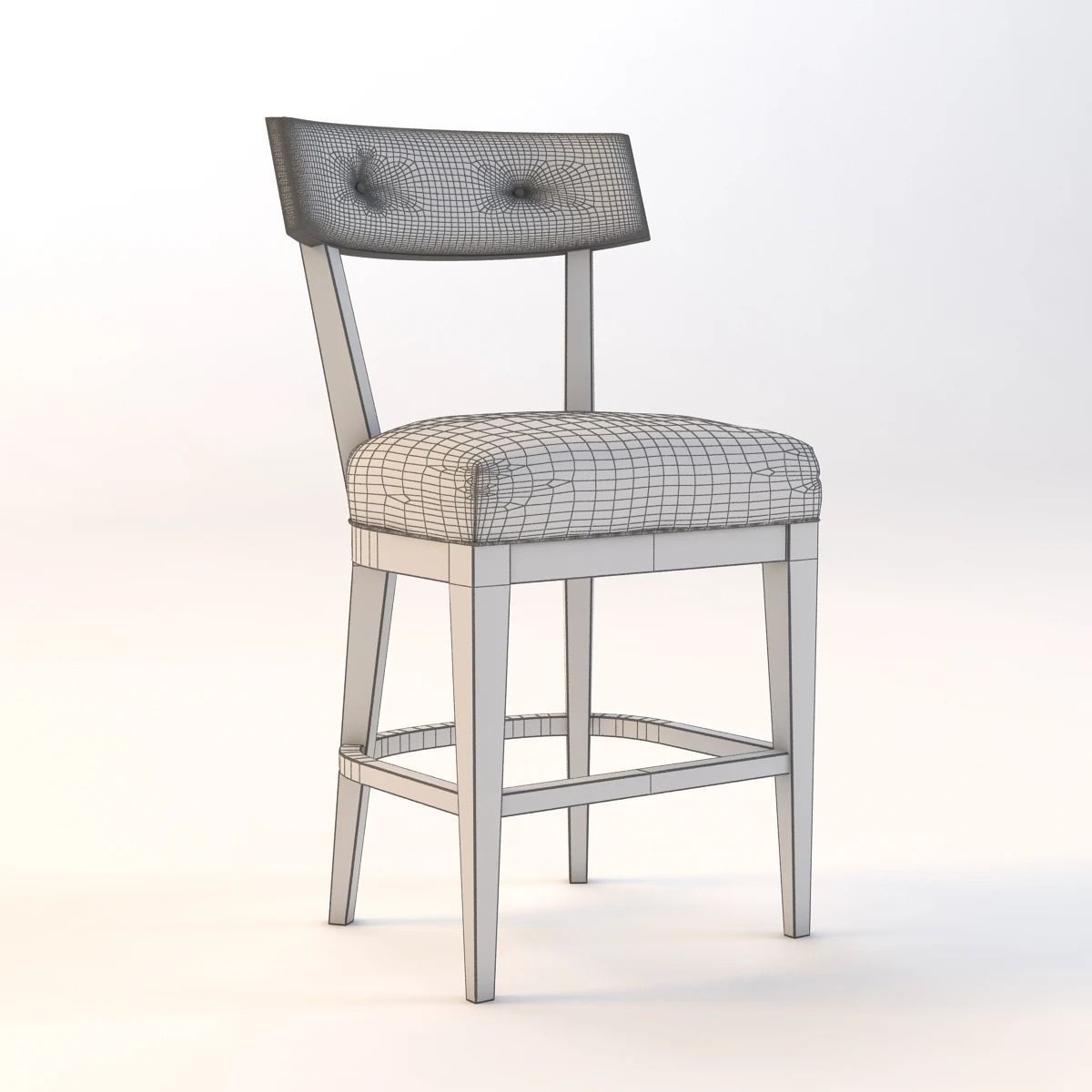 Domicile Crescent Counter Stool 3D model_9