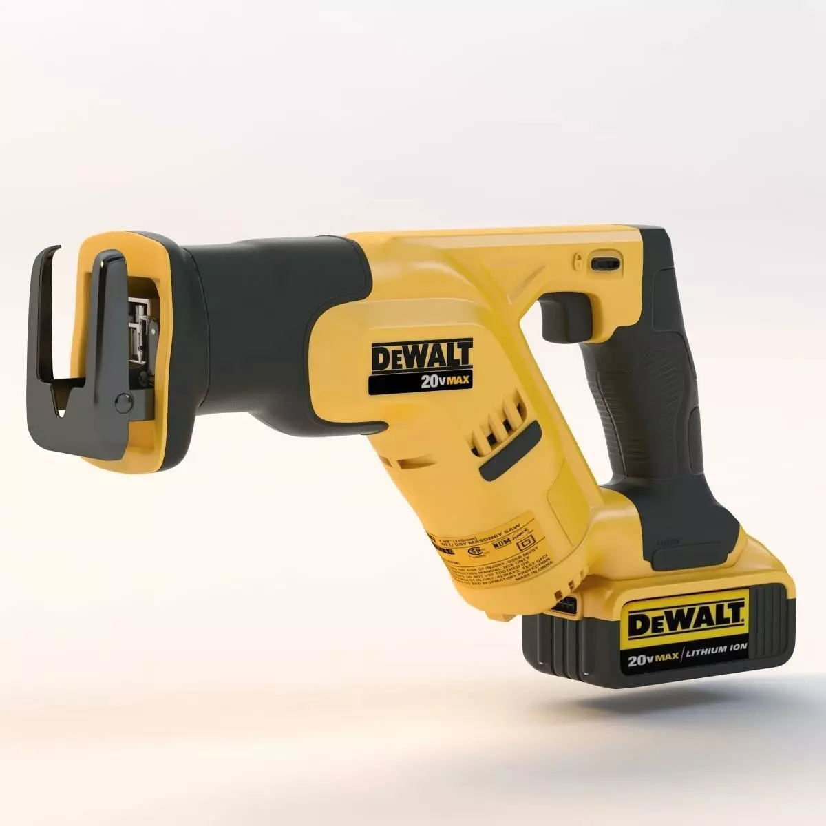 Dewalt 20-Volt Compact Reciprocating Saw 3D model