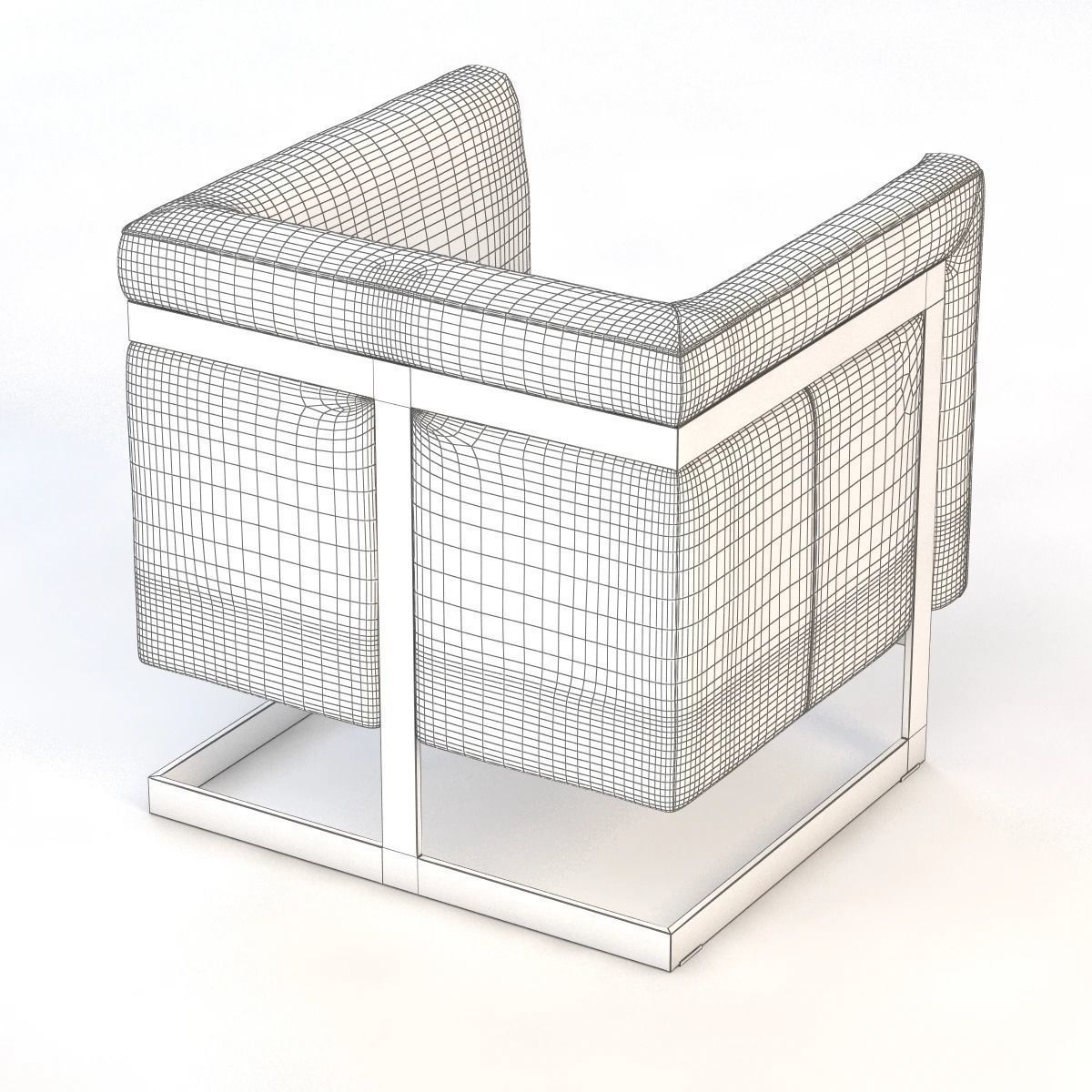 Detail Sunpan Soho Armchair 3D model_8