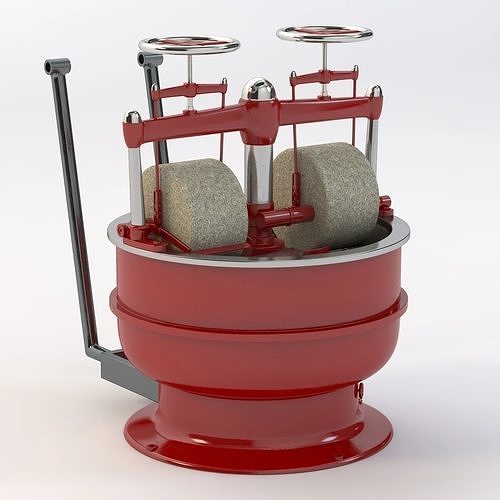 Detail Chocolate Grinder 3D model