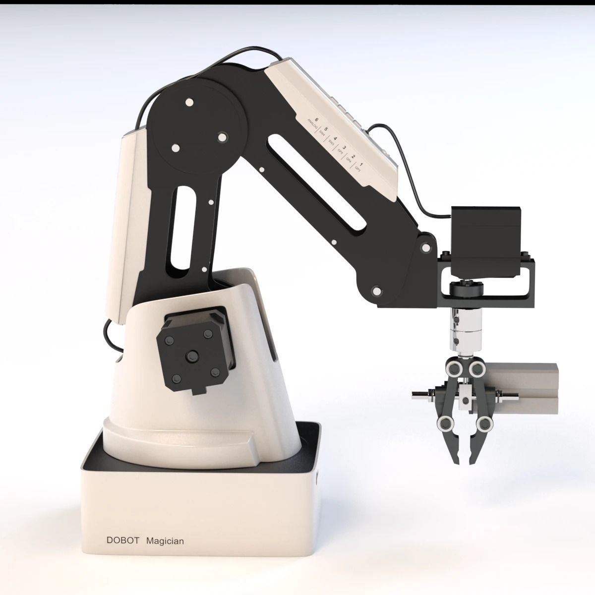 Designed  Desktop Dobot Magician Small Robotic Arm With Gripper 3D model_2