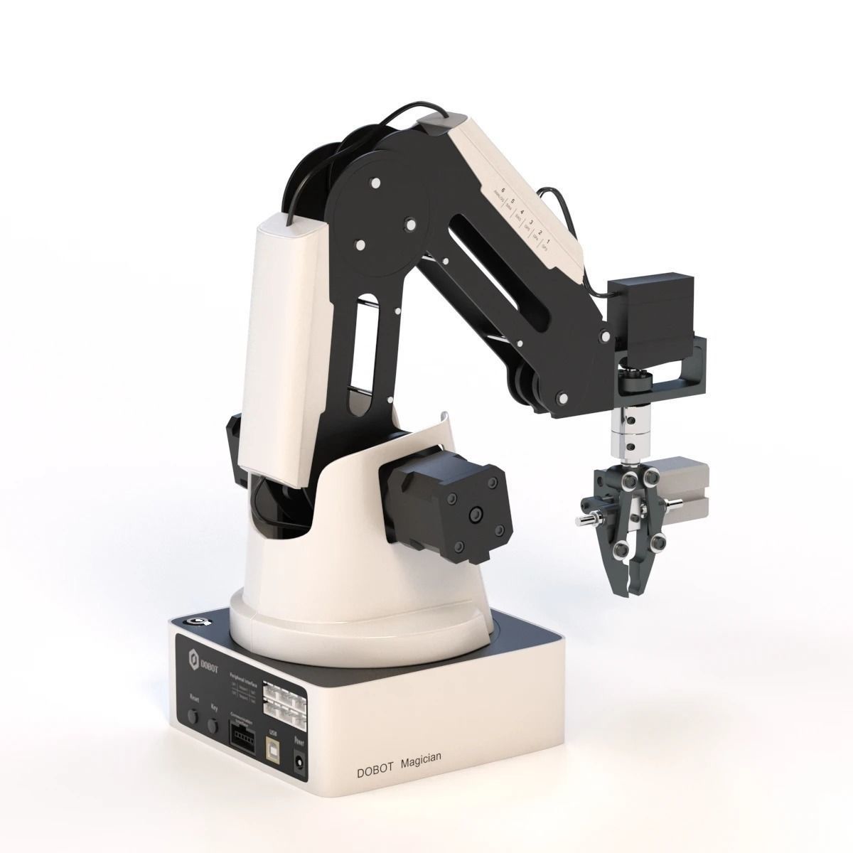Designed  Desktop Dobot Magician Small Robotic Arm With Gripper 3D model_1