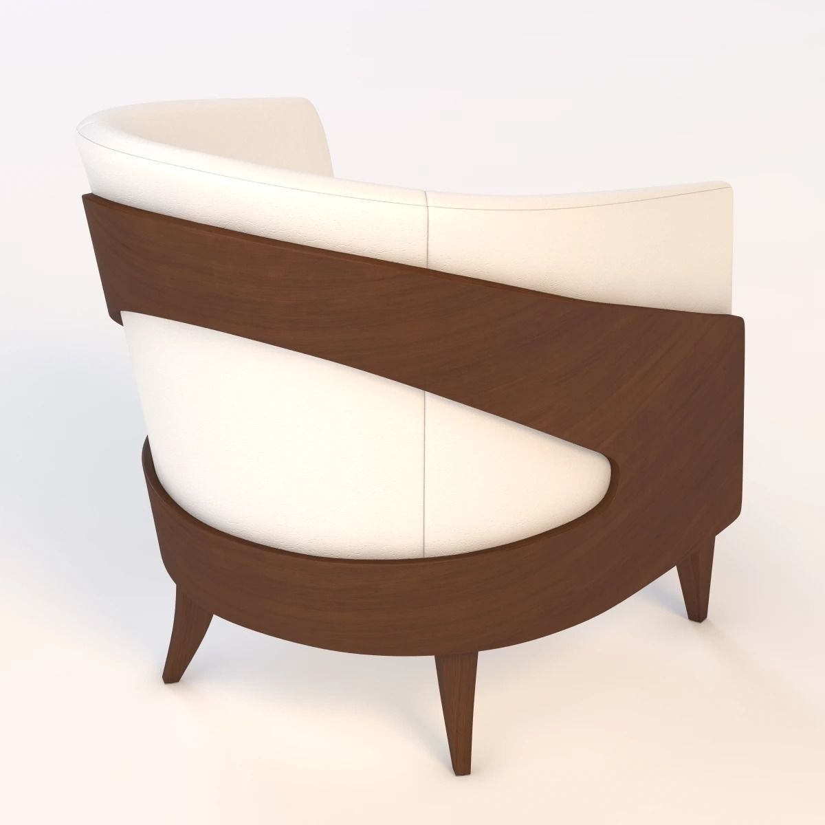 David Edward Aurora Lounge Chair 3D model_3