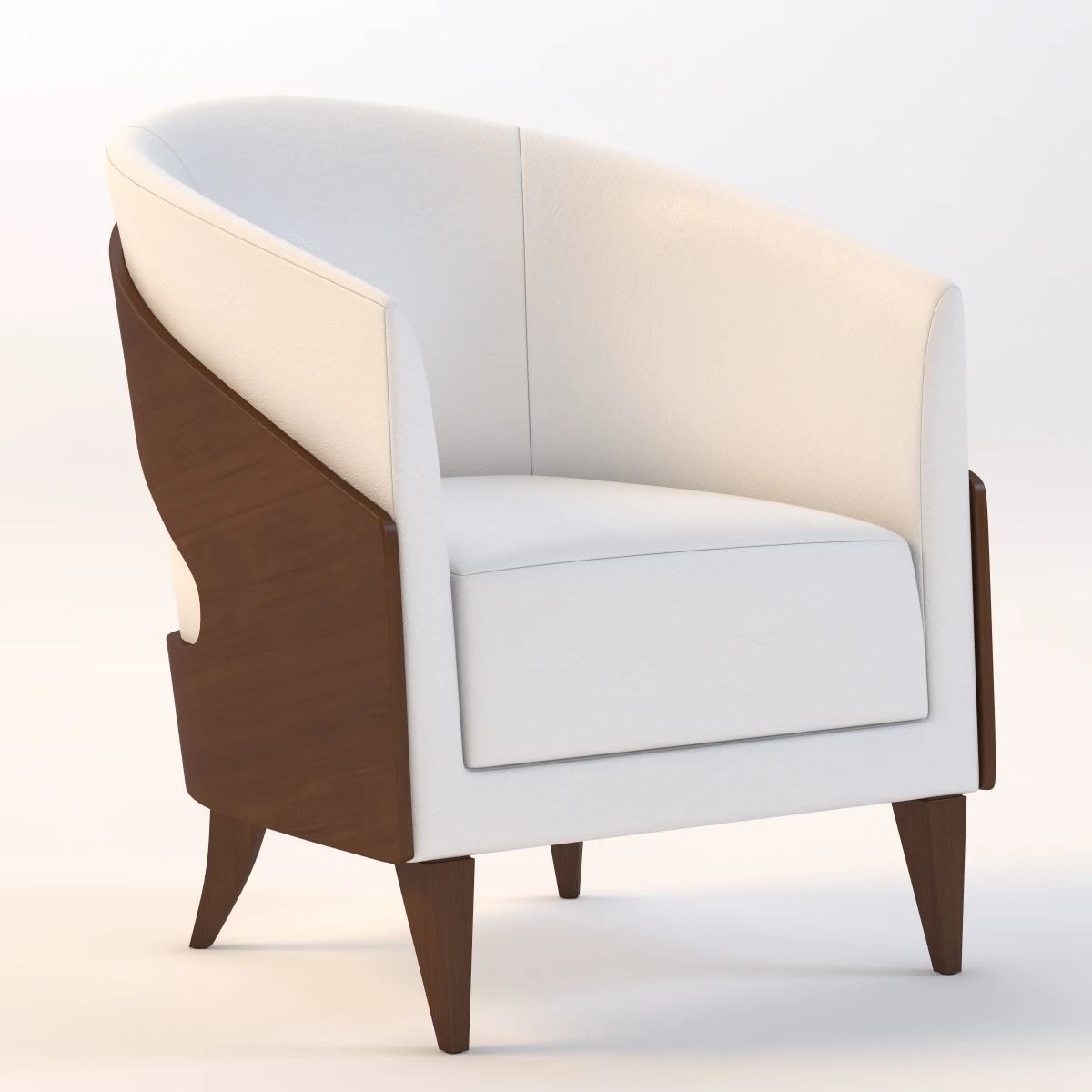 David Edward Aurora Lounge Chair 3D model_1